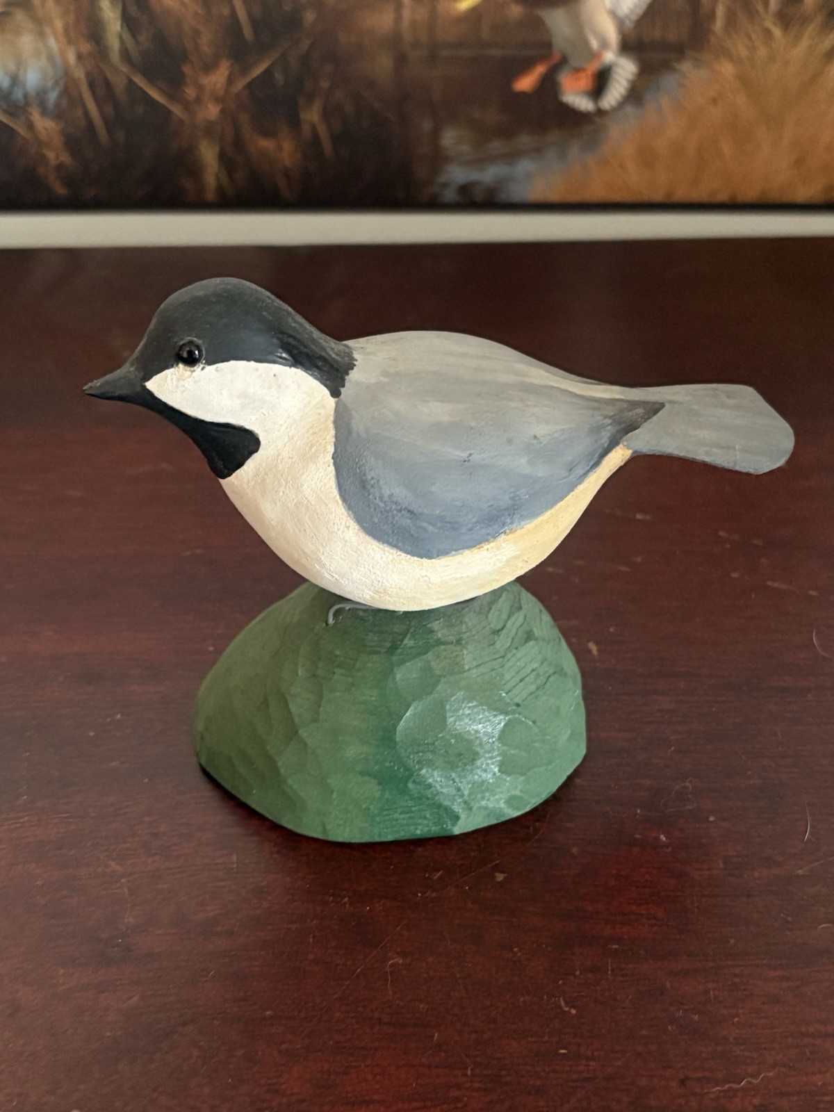 Henry Fleckenstein Maryland Chickadee Carving Decoy