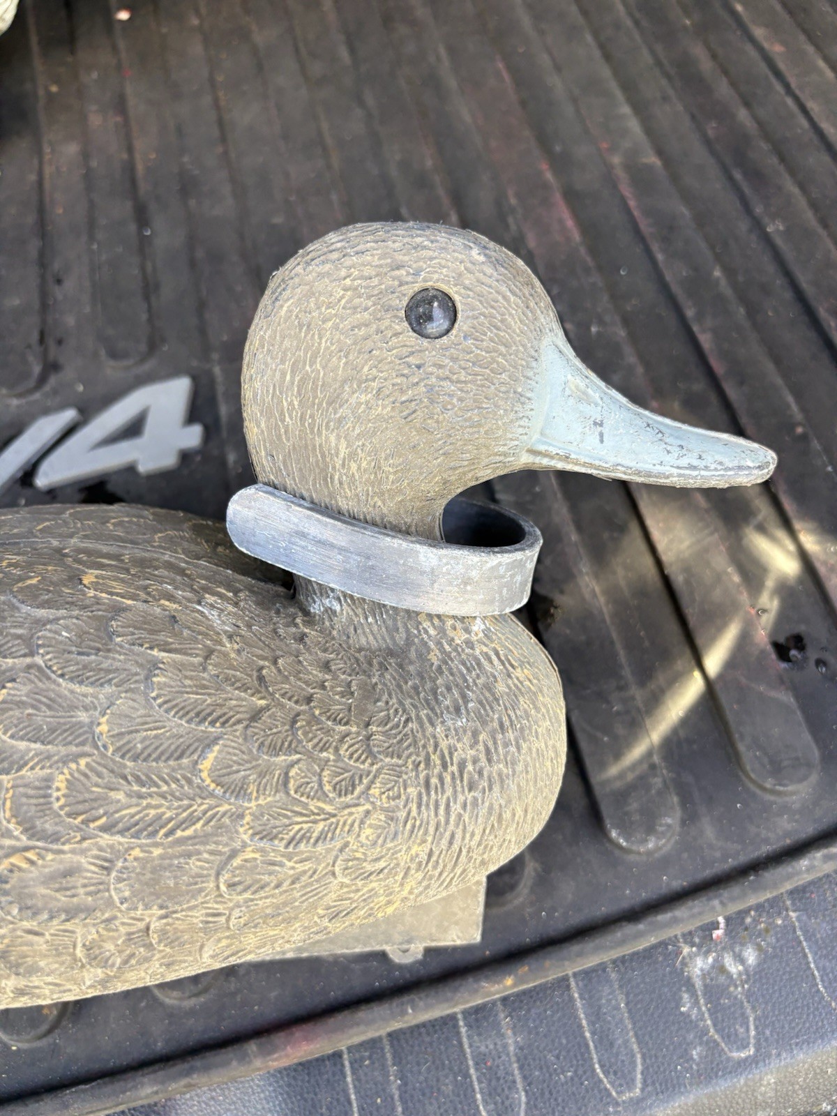 Flambeau Floating Mallard Duck Decoys w Line & Anchor Female Made In USA Decor