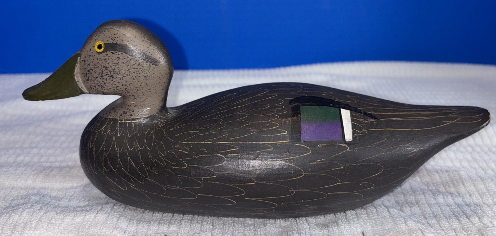 VTG Duck Clarence Bauer Maryland 10” . 1986. Solid. Hand Made.