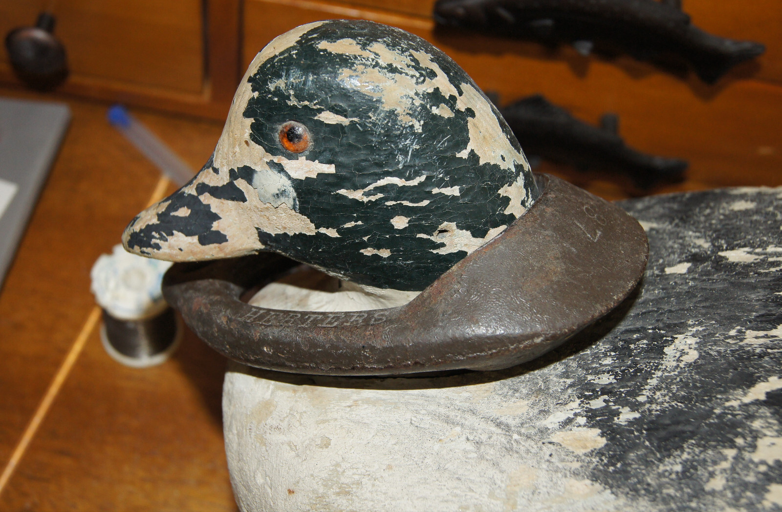 Herters Goldeneye Drake Duck Decoy Low Density Balsa.