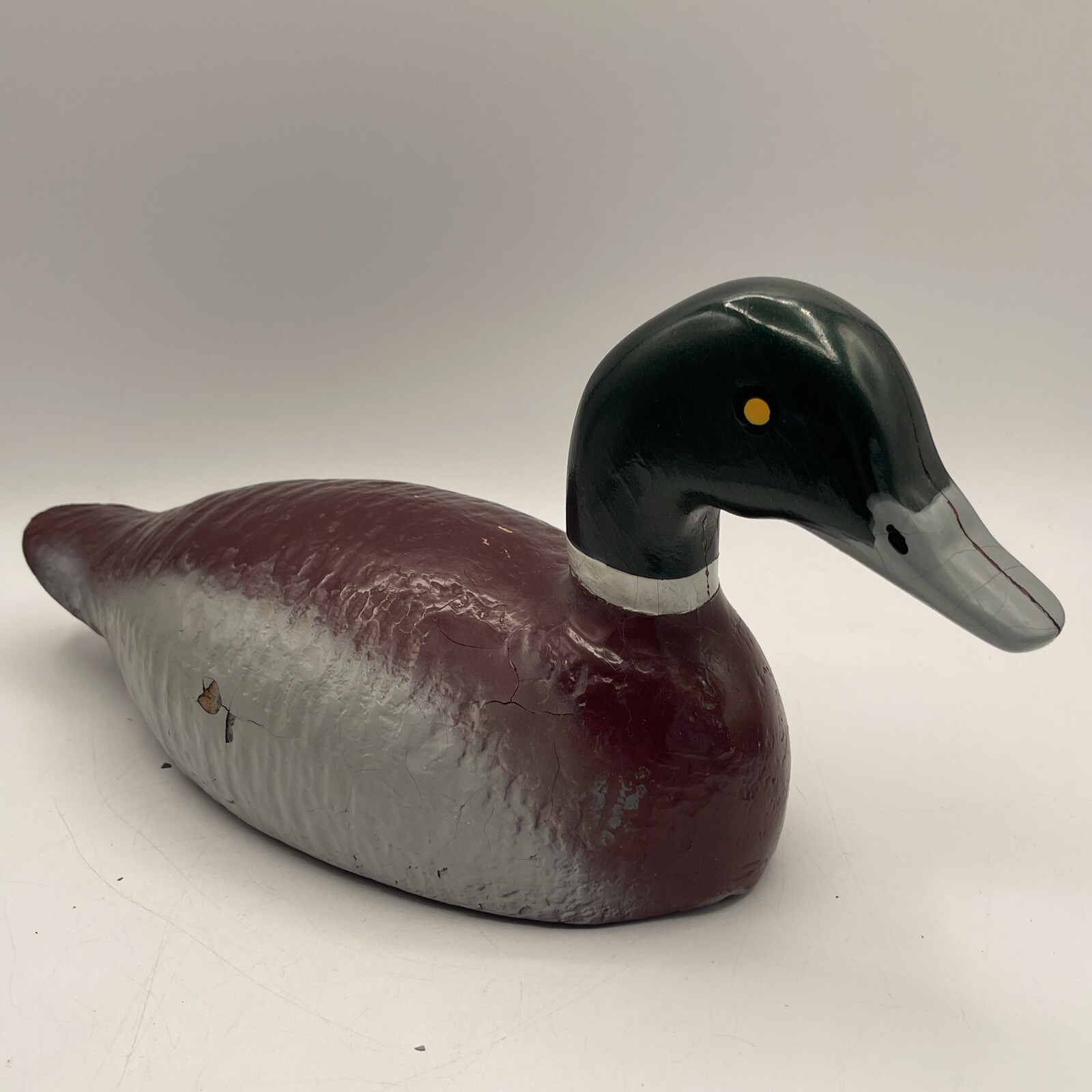 Decoy Duck Hand Made Vintage Mallard