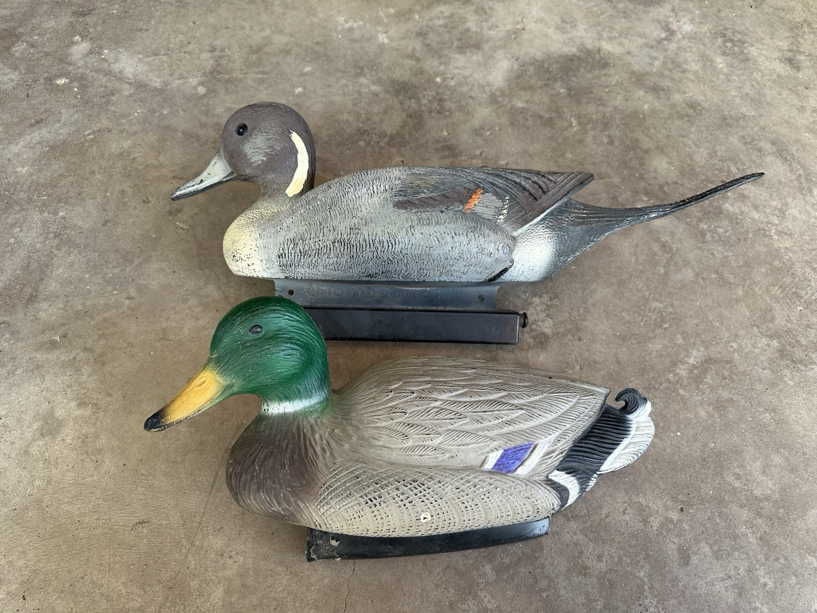 Vintage Flambeau Made In USA Pintail Duck Decoy Hunting Or Decor Set Of 2