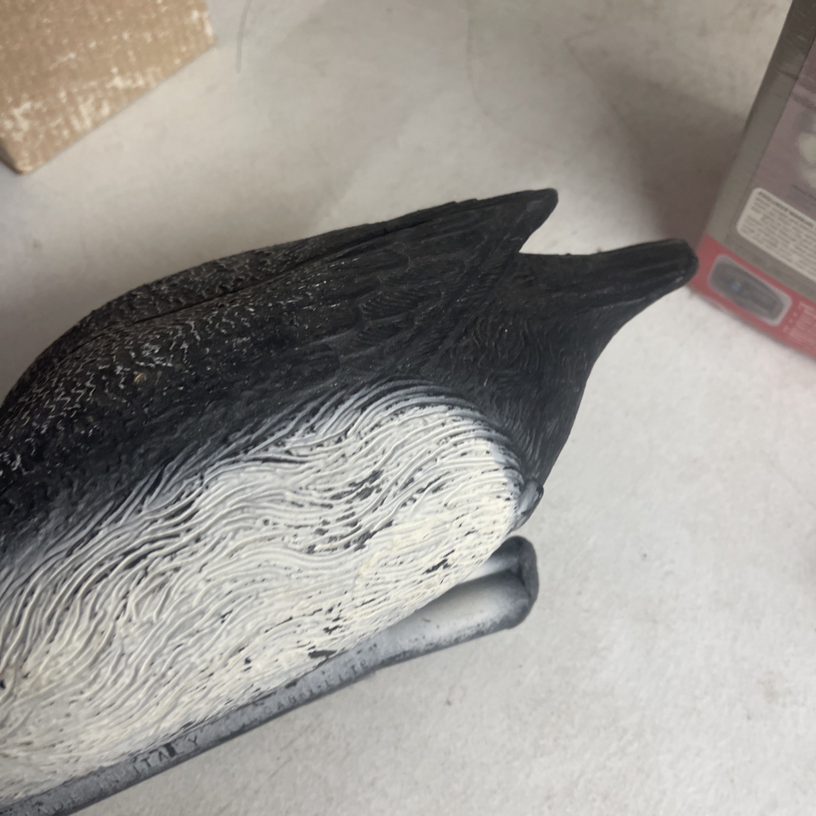 Vintage Mallard Duck Decoy Sport Plastic Carry Lite Goldeneye Made in Italy