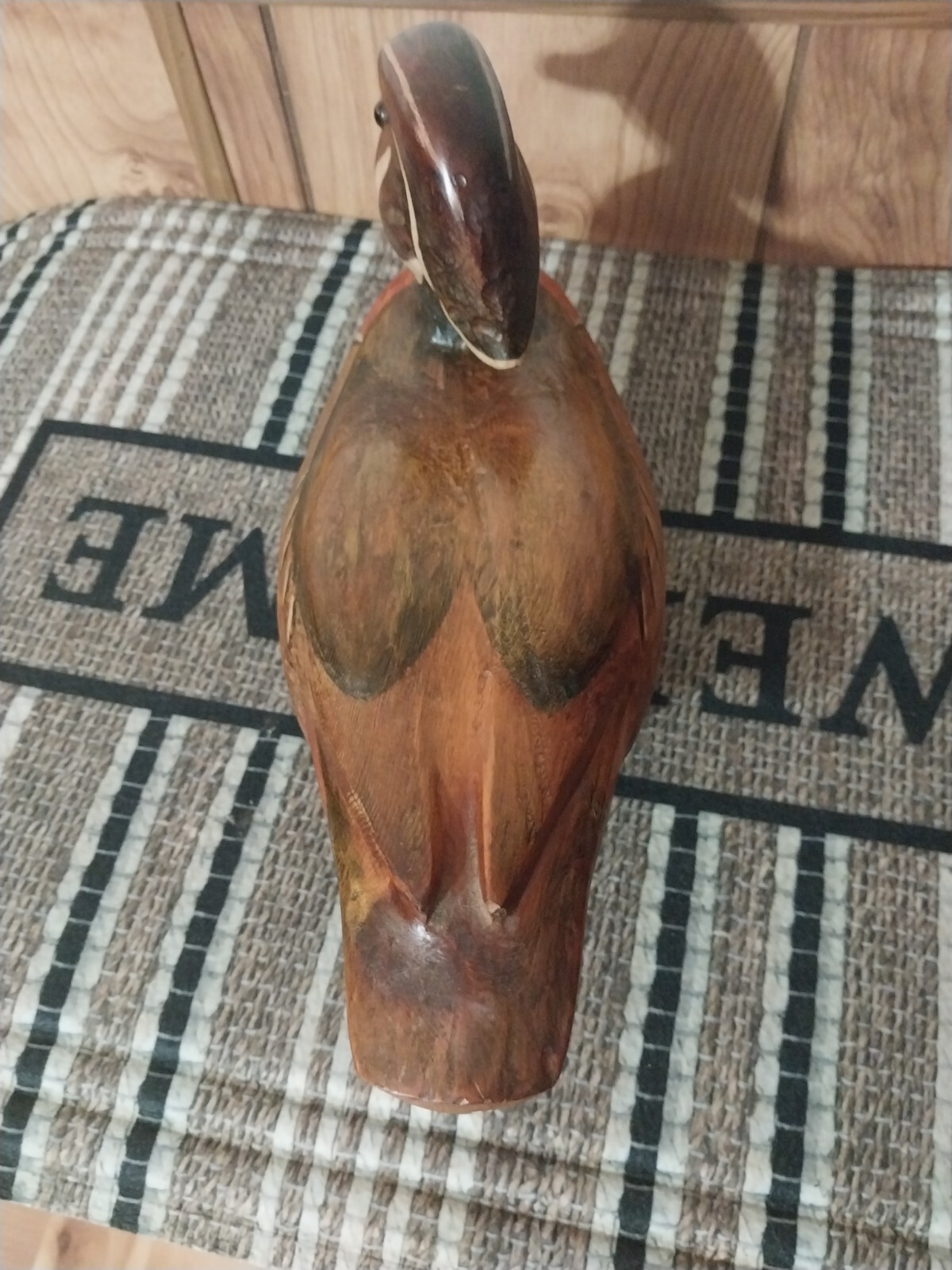 Vintage R.d Lewis Wood Duck Craving 7-6-1979 Super Nice Pre owned 13x8x6 G.eyes