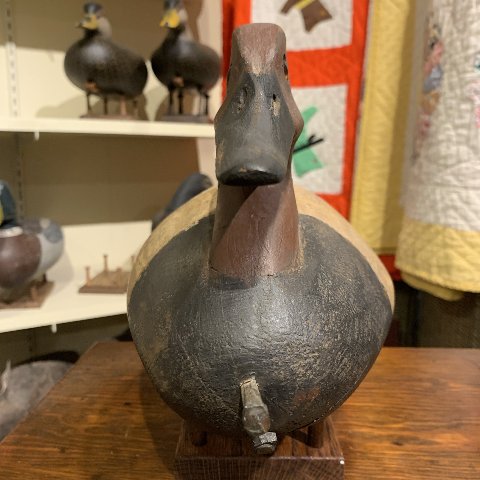 Nicely Done Copy of a Lee Dudley Vintage Canvasback Duck Decoy Great Profile