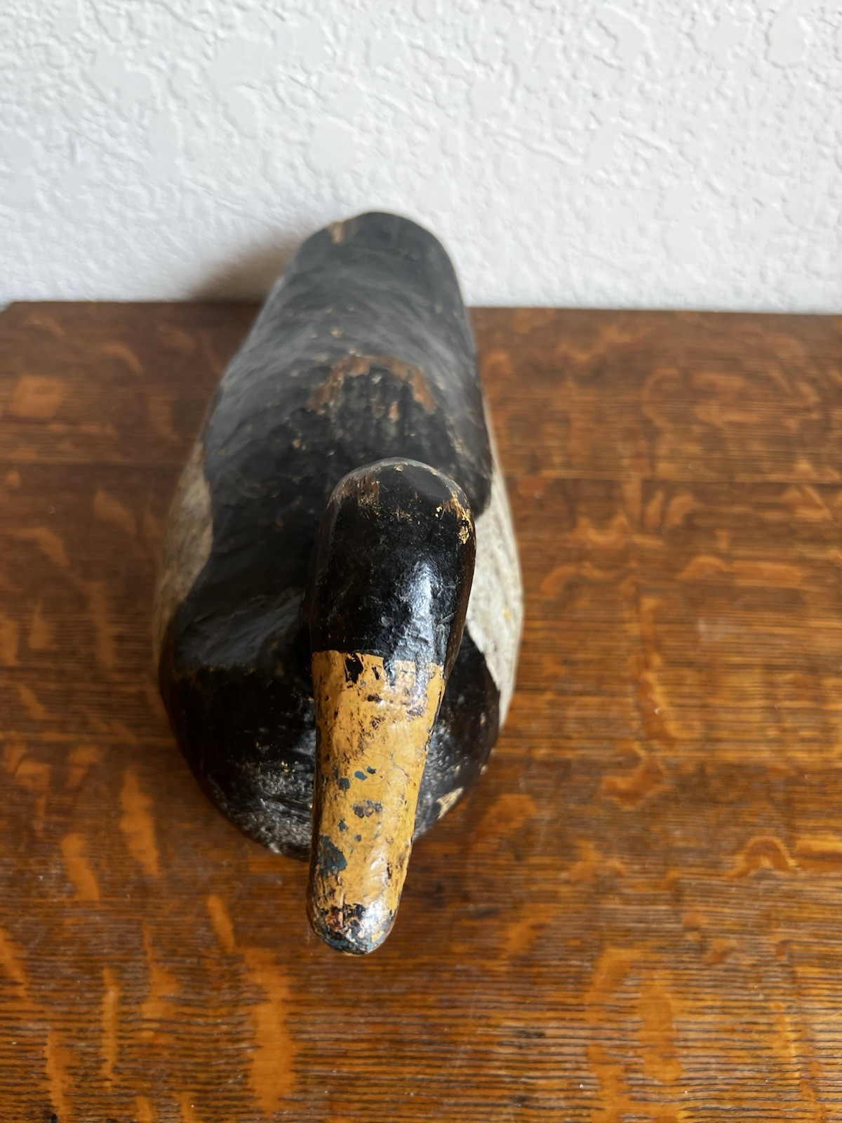 Antique Hand Carved Wood Duck Hunting Decoy Primitive Folk Art Gunning