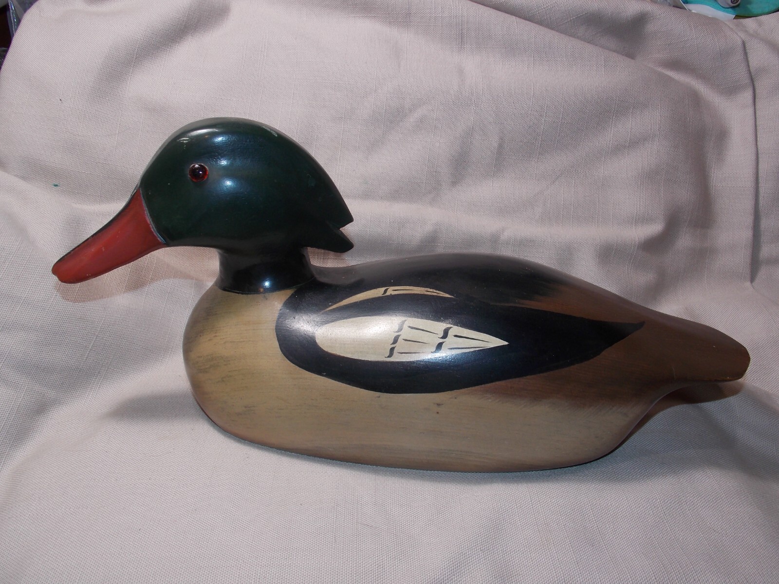 Carved Duck Decoy Wood Duck from Famous Donald’s Duck Shoppe Ocean City Maryland