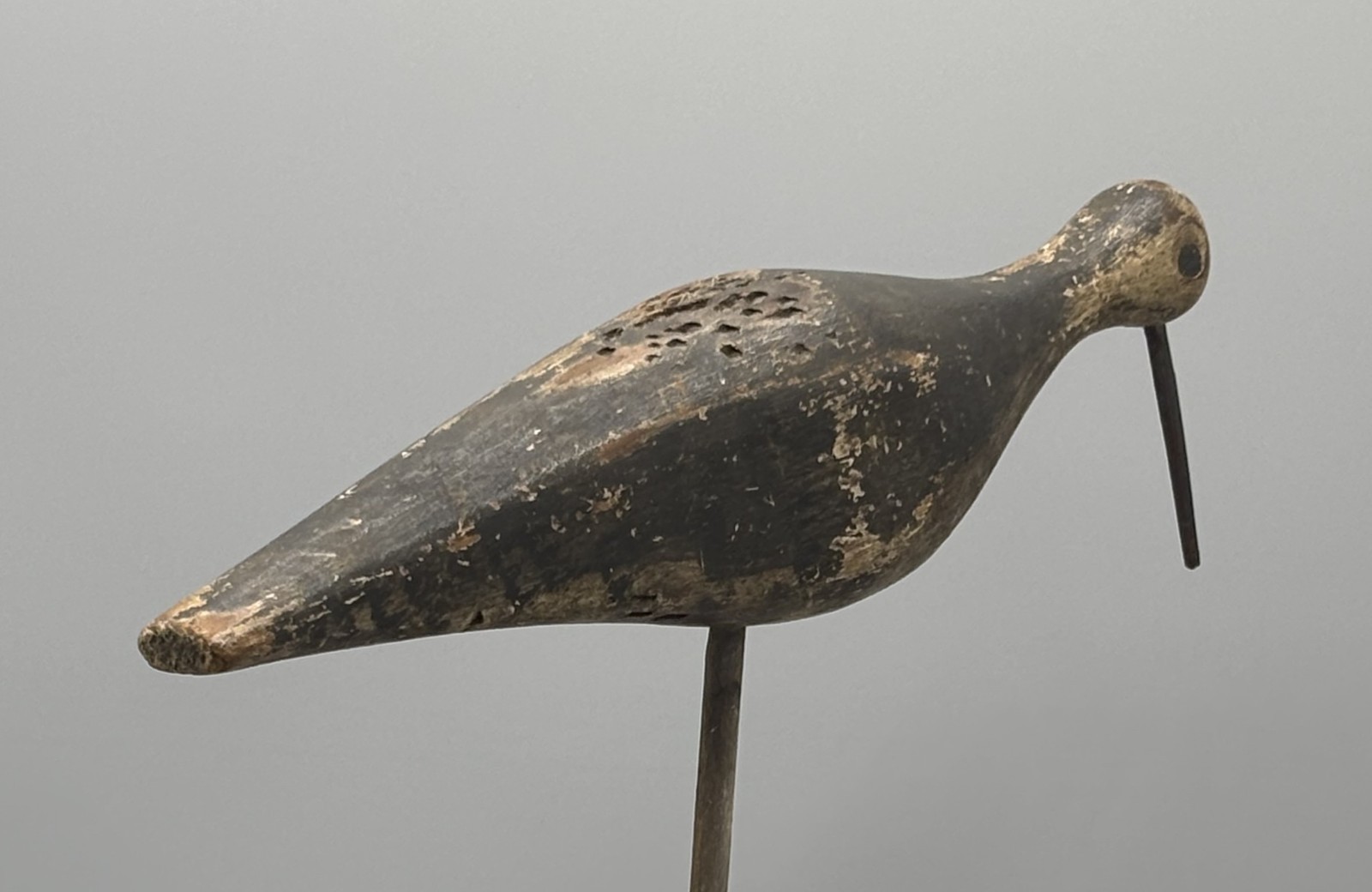 FEEDING POSITION LESSER YELLOWLEGS ANTIQUE SHOREBIRD DECOY