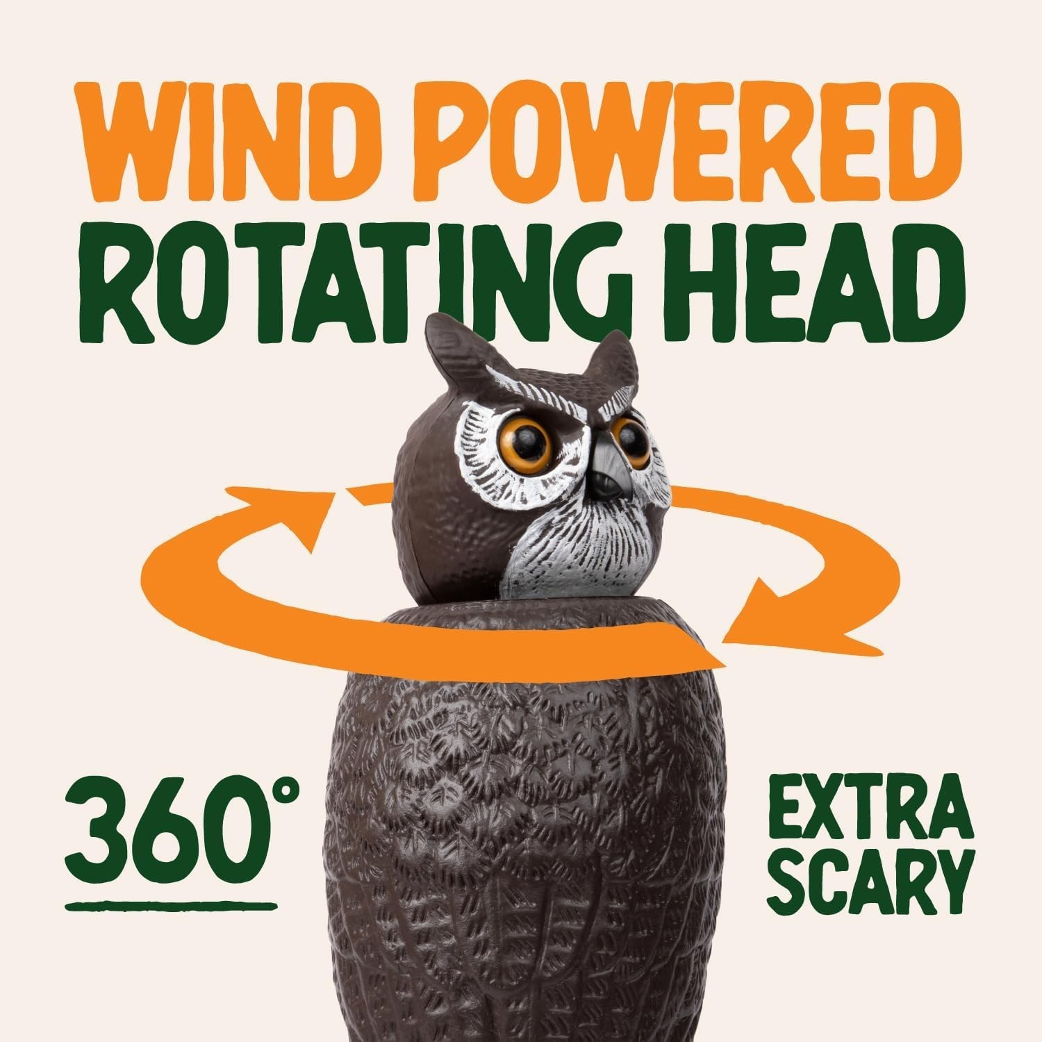 Quality Owl Decoy – Bird Repellent for Home & Garden