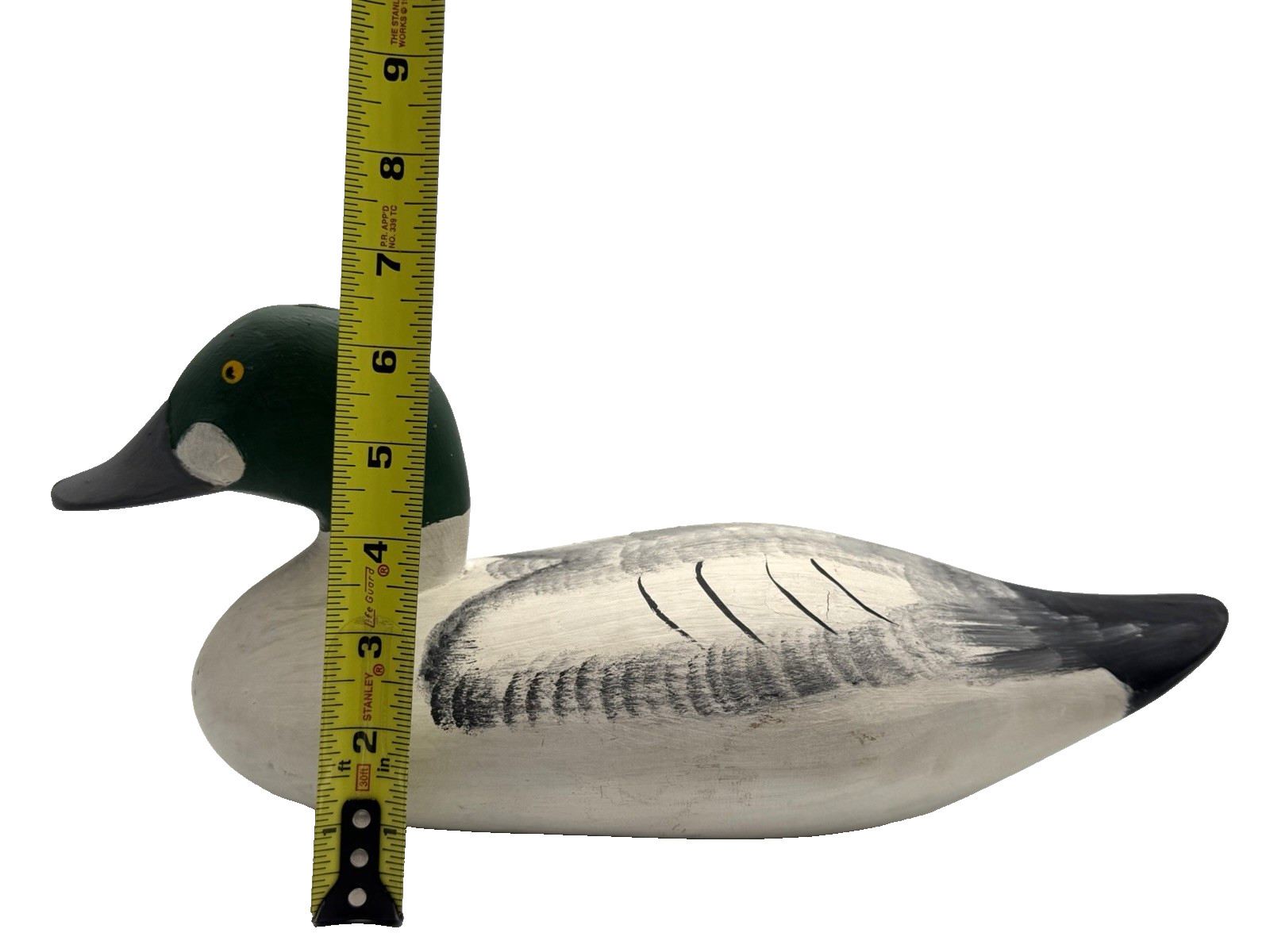Vintage J. Evans McKinney Signed Duck Decoy