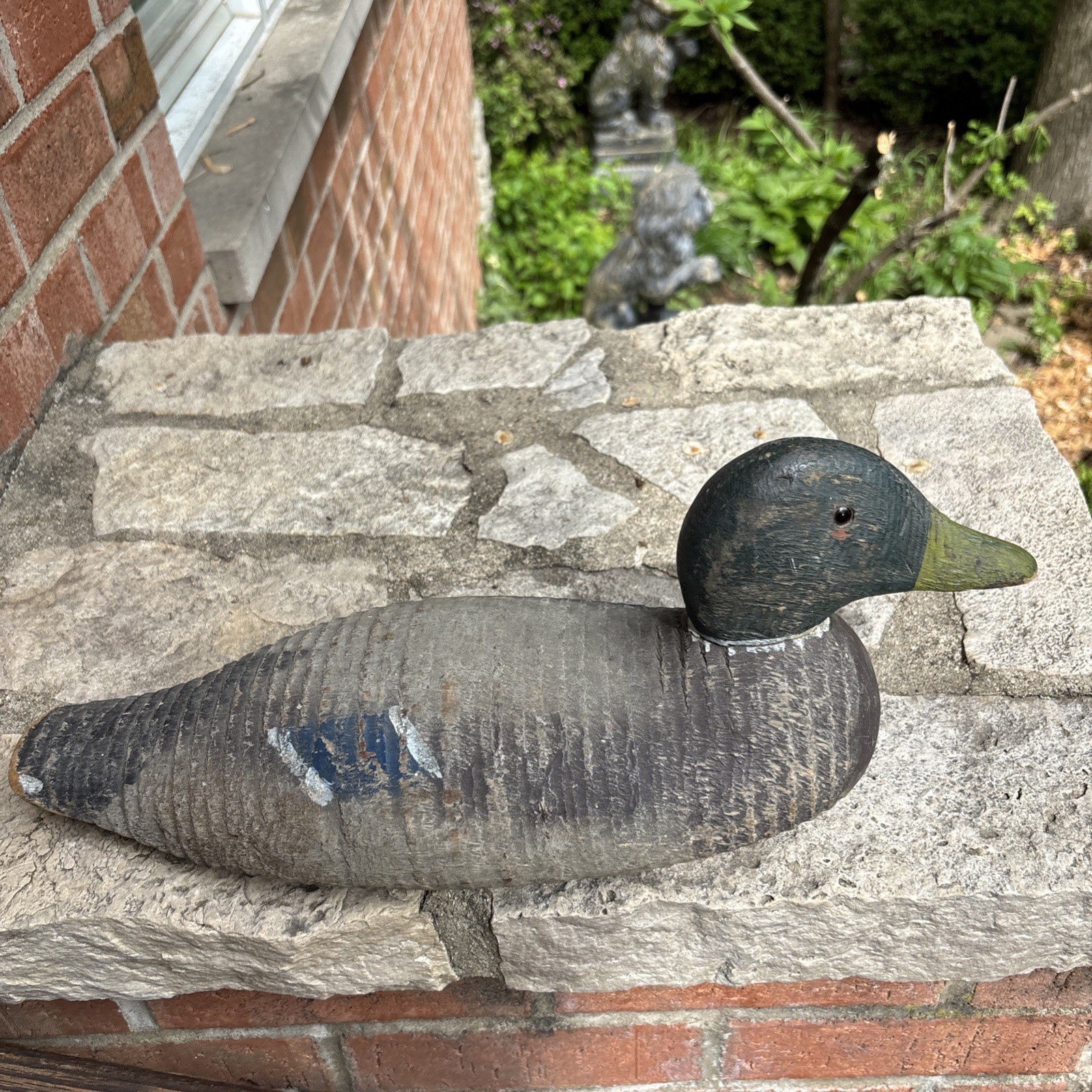 Animal Trap Victor Duck Decoy Factory Bird Duck decoy Glass eyes Vintage