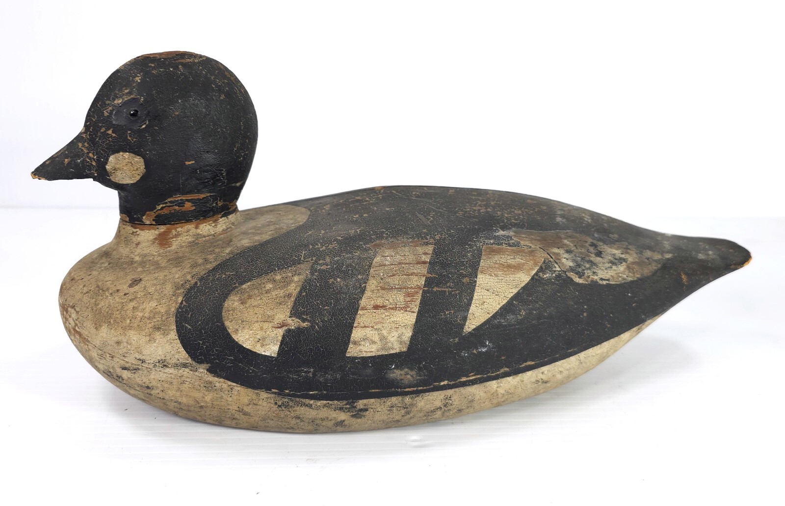 Antique Goldeneye Hand Carved Wood Duck Decoy
