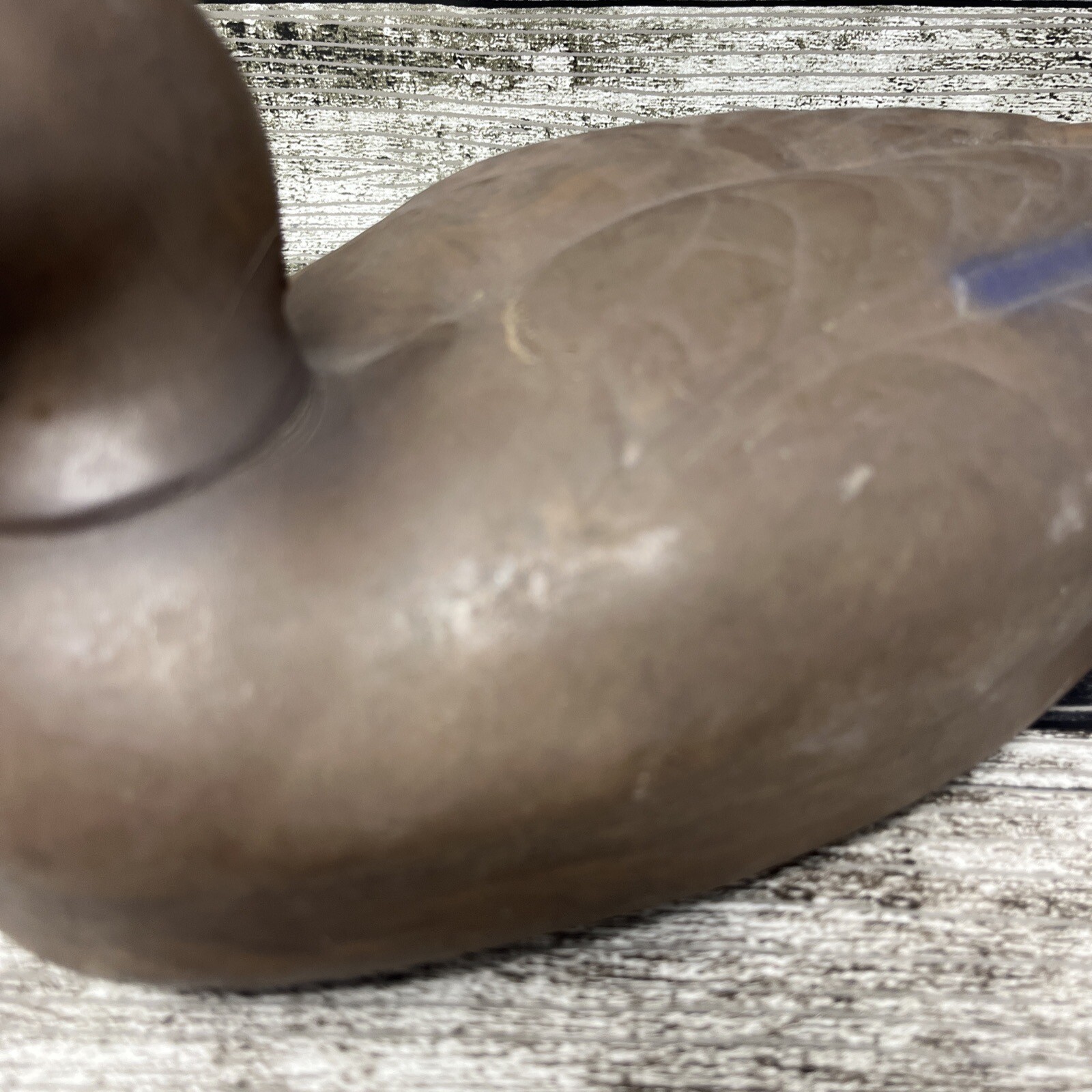 Vintage Herters Canvasback Duck Decoy Brown Plastic 14.5” Long EUC