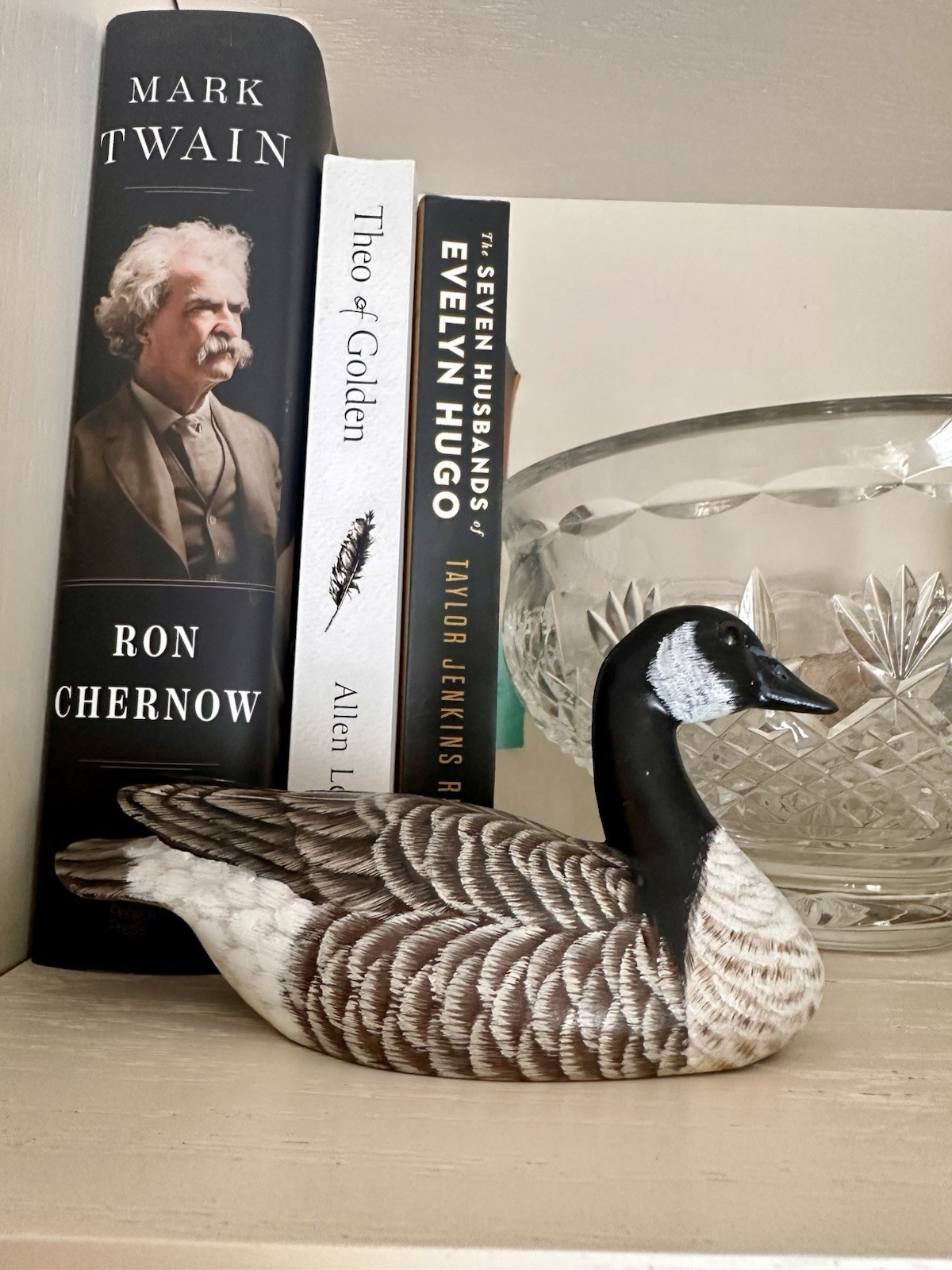 Vintage Canada Goose Miniature Decoy Hand Carved Wood Folk Art Ward Style Rare