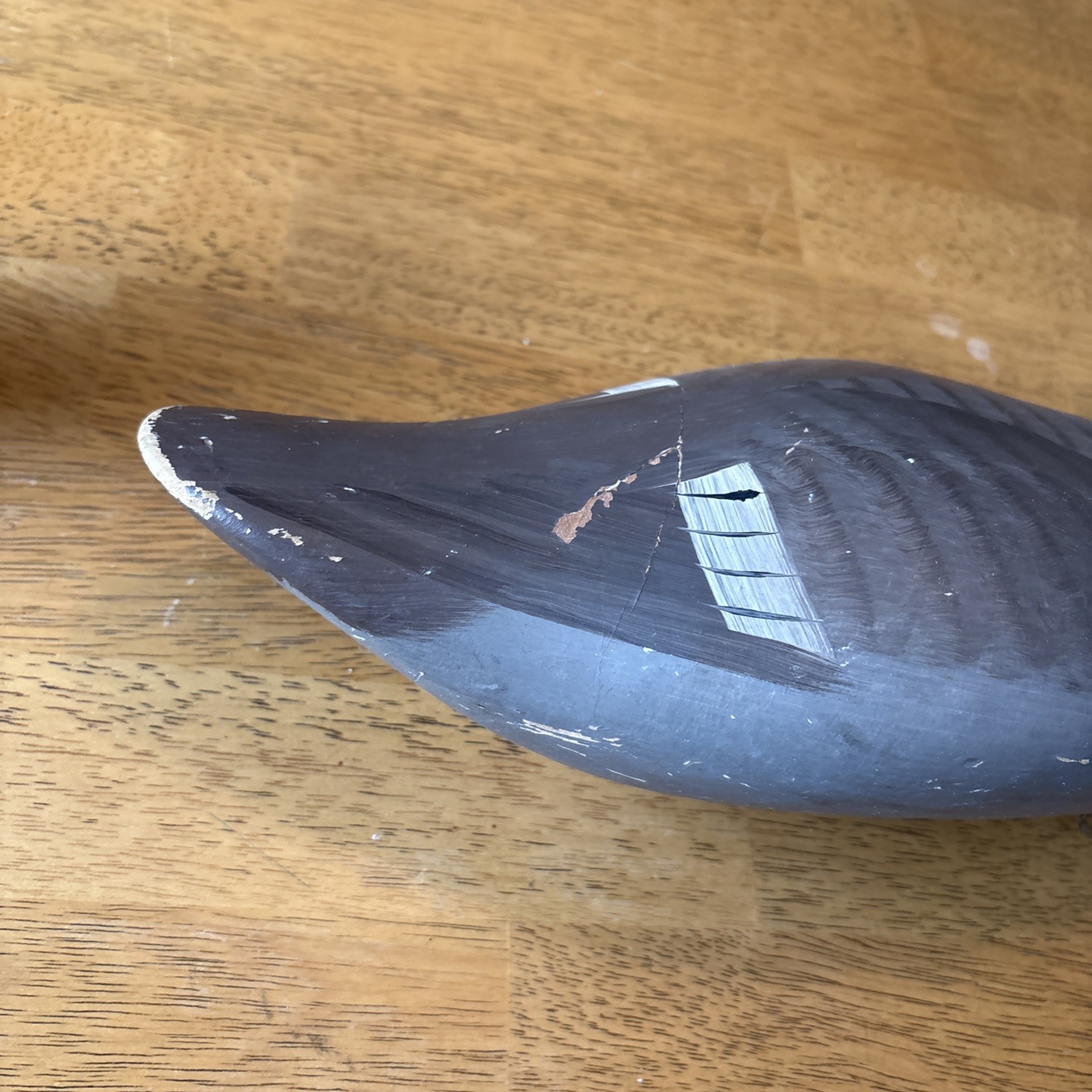 Canvasback Hen Duck Decoy Unsigned 17”