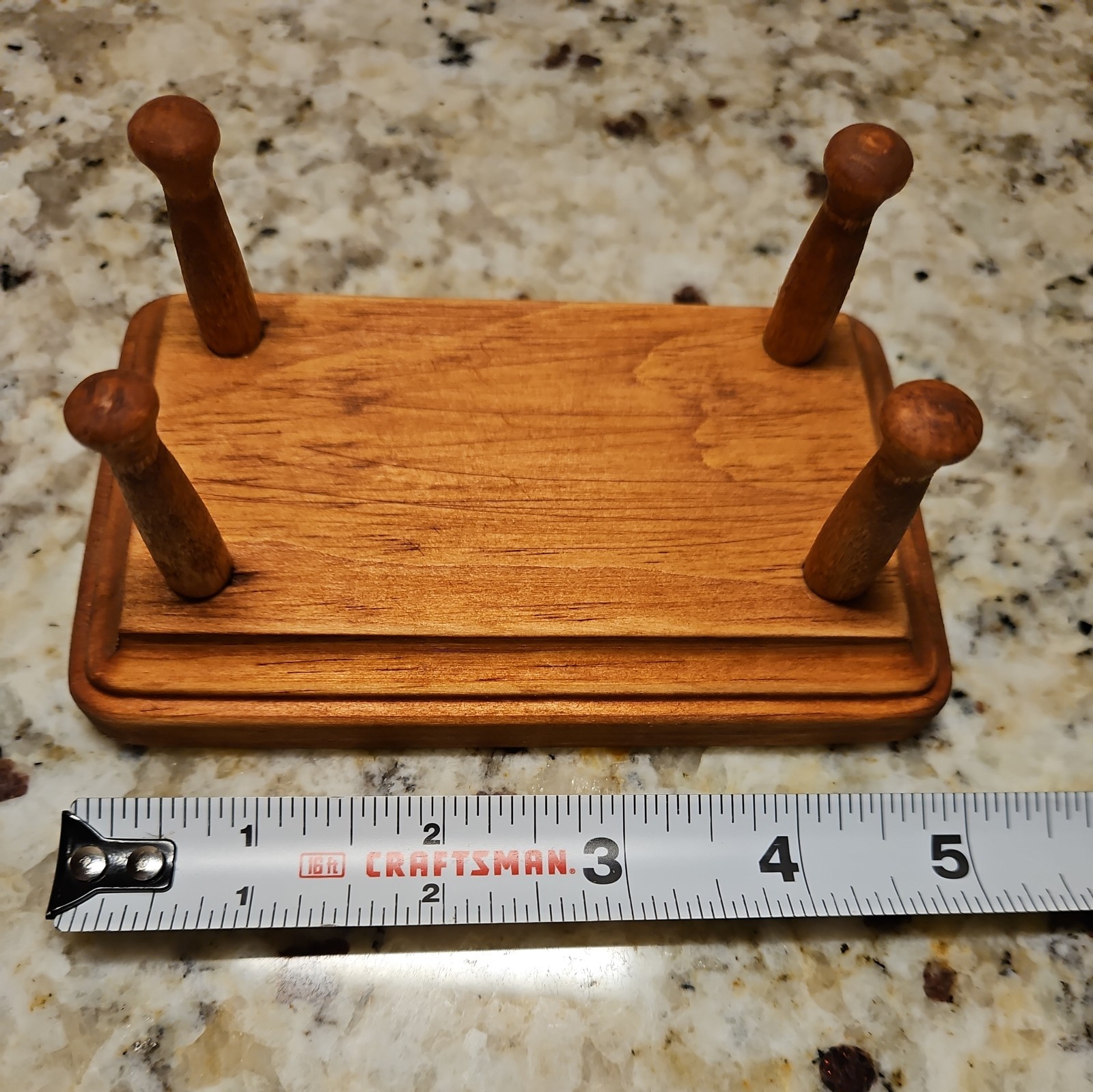 Duck Decoy Stand in a Solid Wood Base (duck not included) R