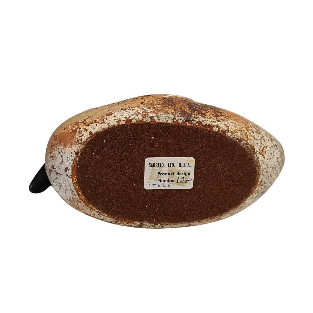 Sarreid Ltd Wooden Duck Decoy | Hand Carved | Hand Painted | Mallard | 8″