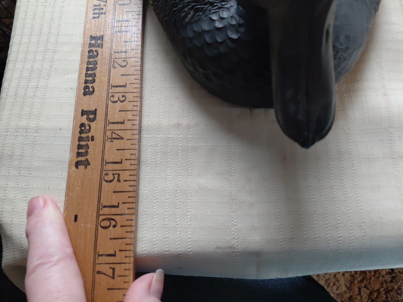 Vintage Rare Plastic Mallard Drake Duck Decoy Made in Italy Pond Hunting
