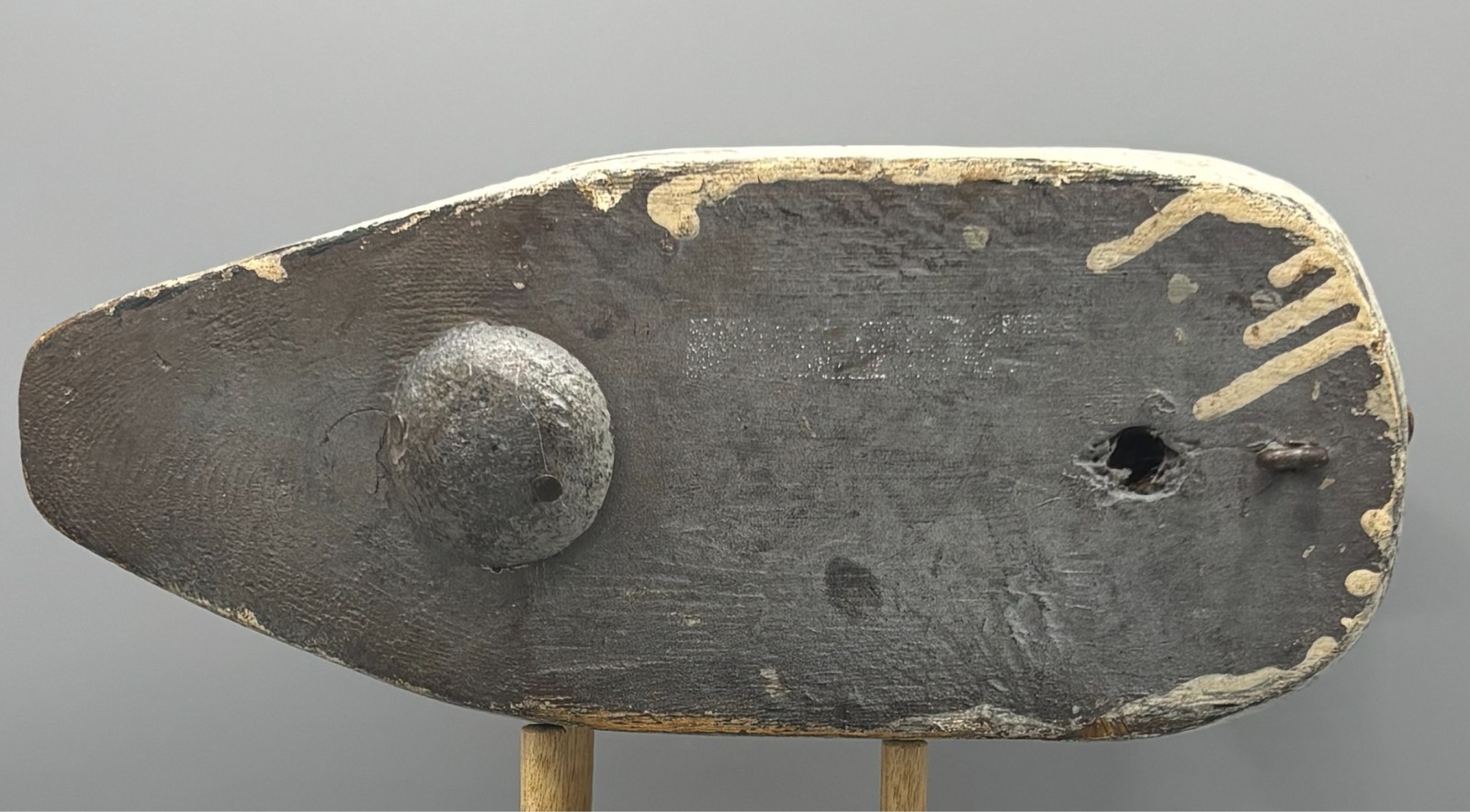 ***UNUSUAL*** QUEBEC HIGH PROFILE GOLDENEYE DRAKE ANTIQUE WOODEN DUCK DECOY
