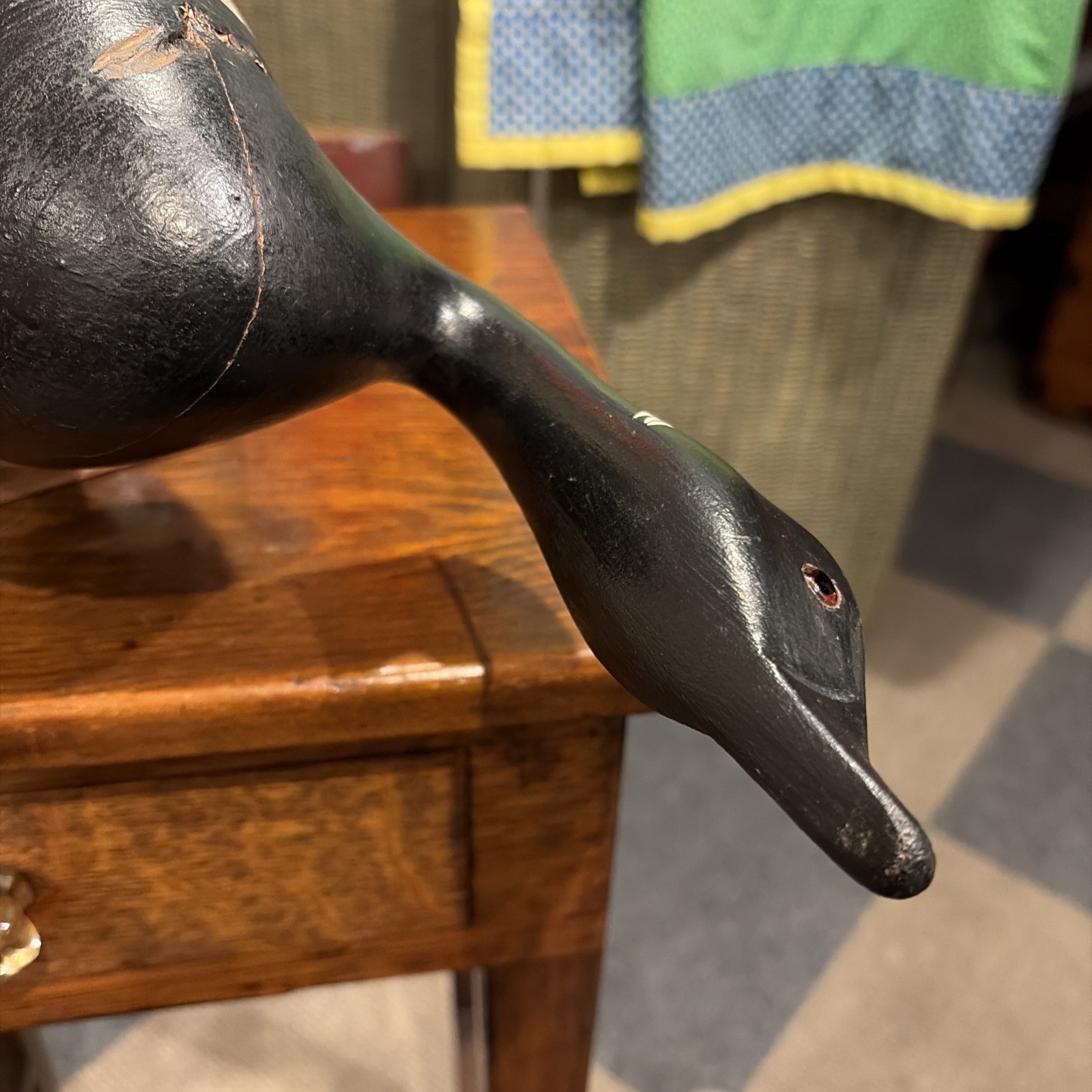 Vintage Hurley Conklin Brant Decoy In Original Paint Manahawkin NJ