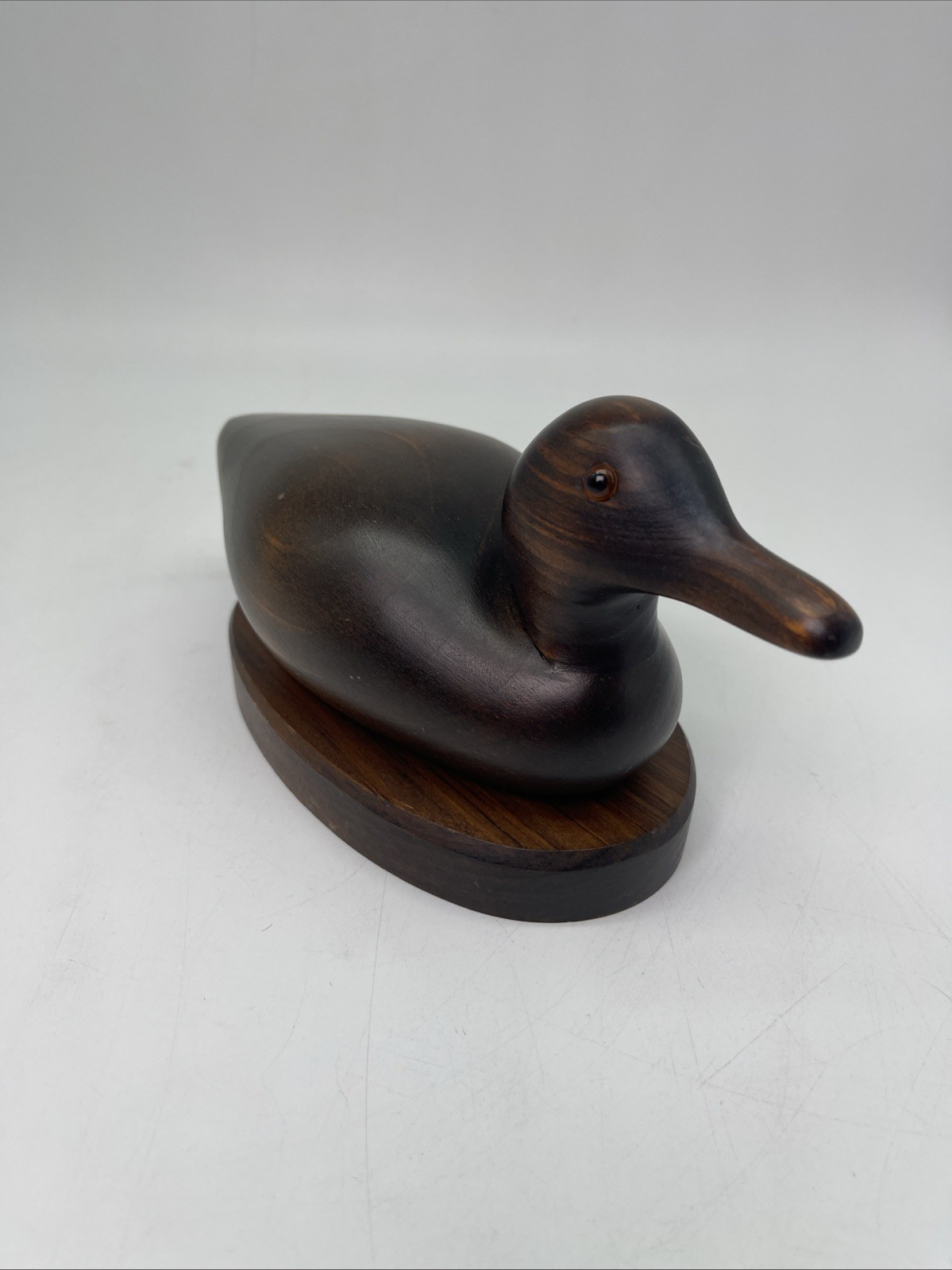 Pre Owned Vintage Remarkable Hand Made Wooden Mallard Duck The Decoy Shop