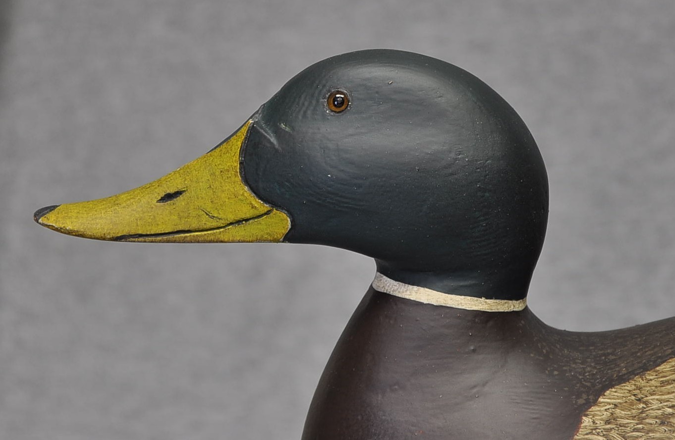 VINTAGE CUSTOMIZED Mason Premier MALLARD DUCK DECOY 1915 MODEL EXCELLENT COND