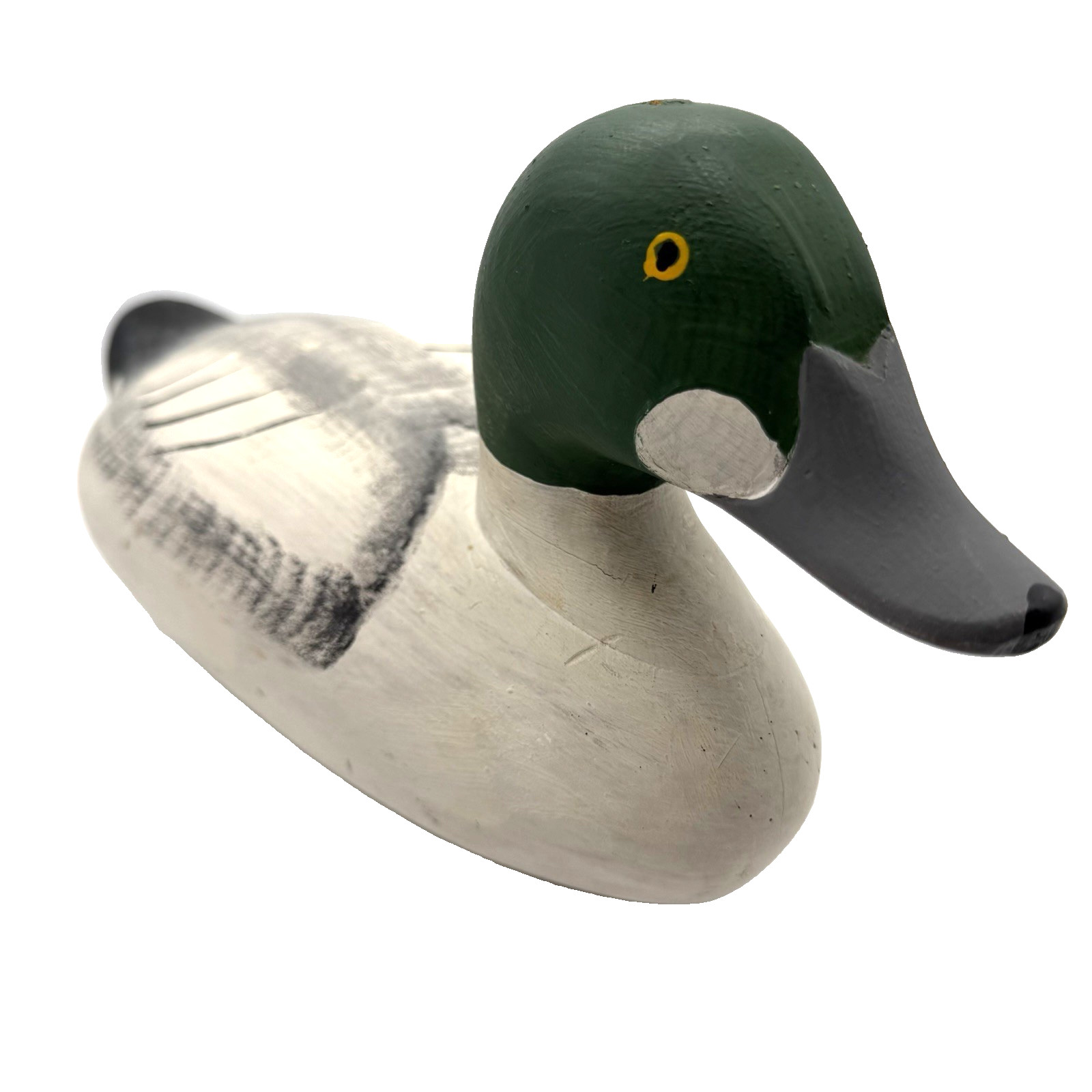 Vintage J. Evans McKinney Signed Duck Decoy