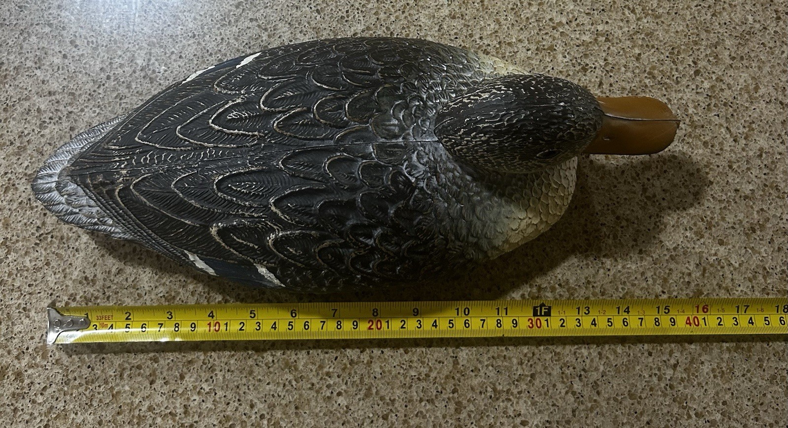 Vintage Sport Blast Duck Decoy Made In Italy Carry Lite Pool Decor