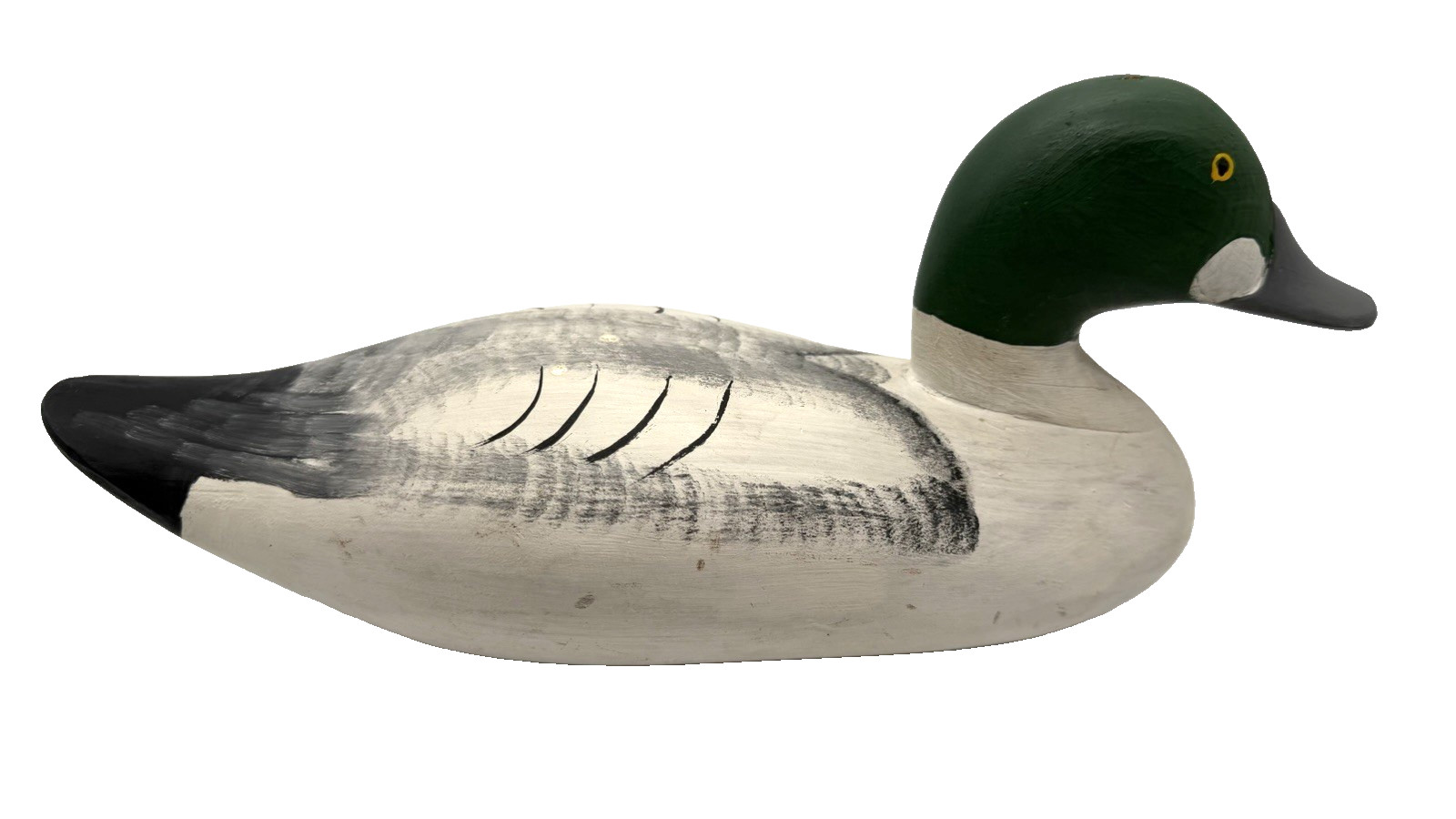 Vintage J. Evans McKinney Signed Duck Decoy