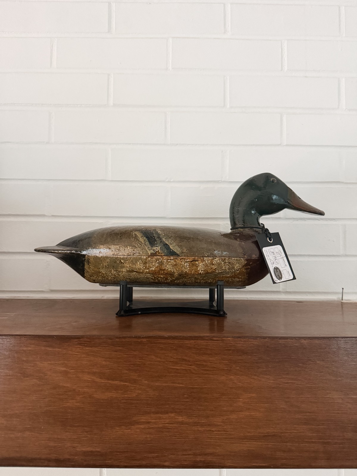 Robert Elliston Antique Mallard Duck Decoy