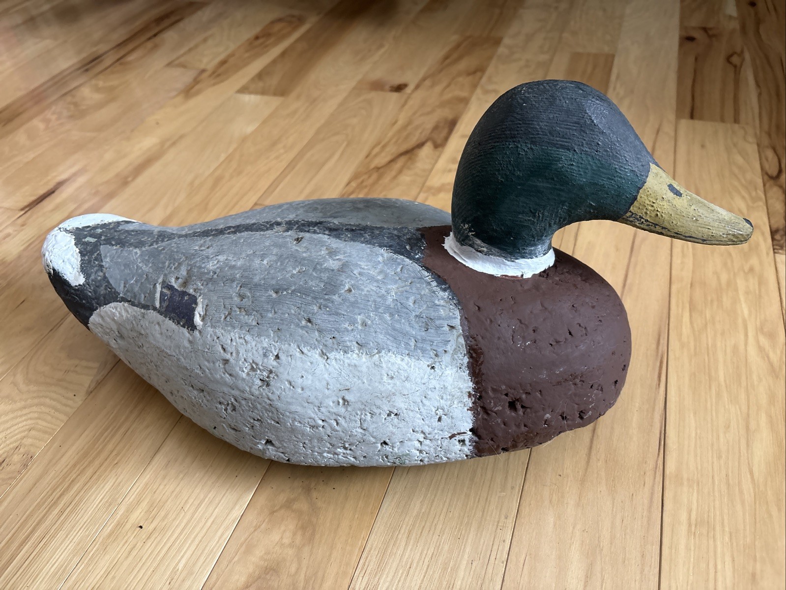 LL Bean Herters? Duck Decoy Mallard Deluxe Oversize Cork 19” Please Read See Pic