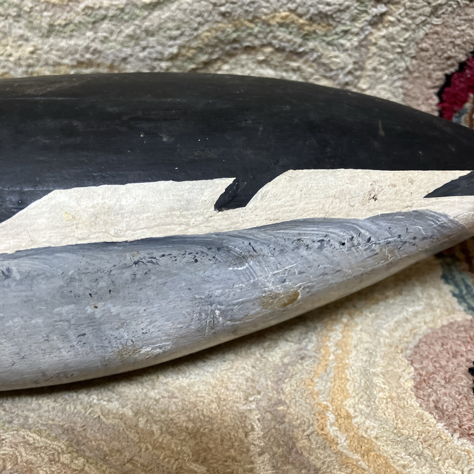 Vintage Duck Decoy Merganser Hurley Conklin New Jersey Folk Art Duck 17.5” Art