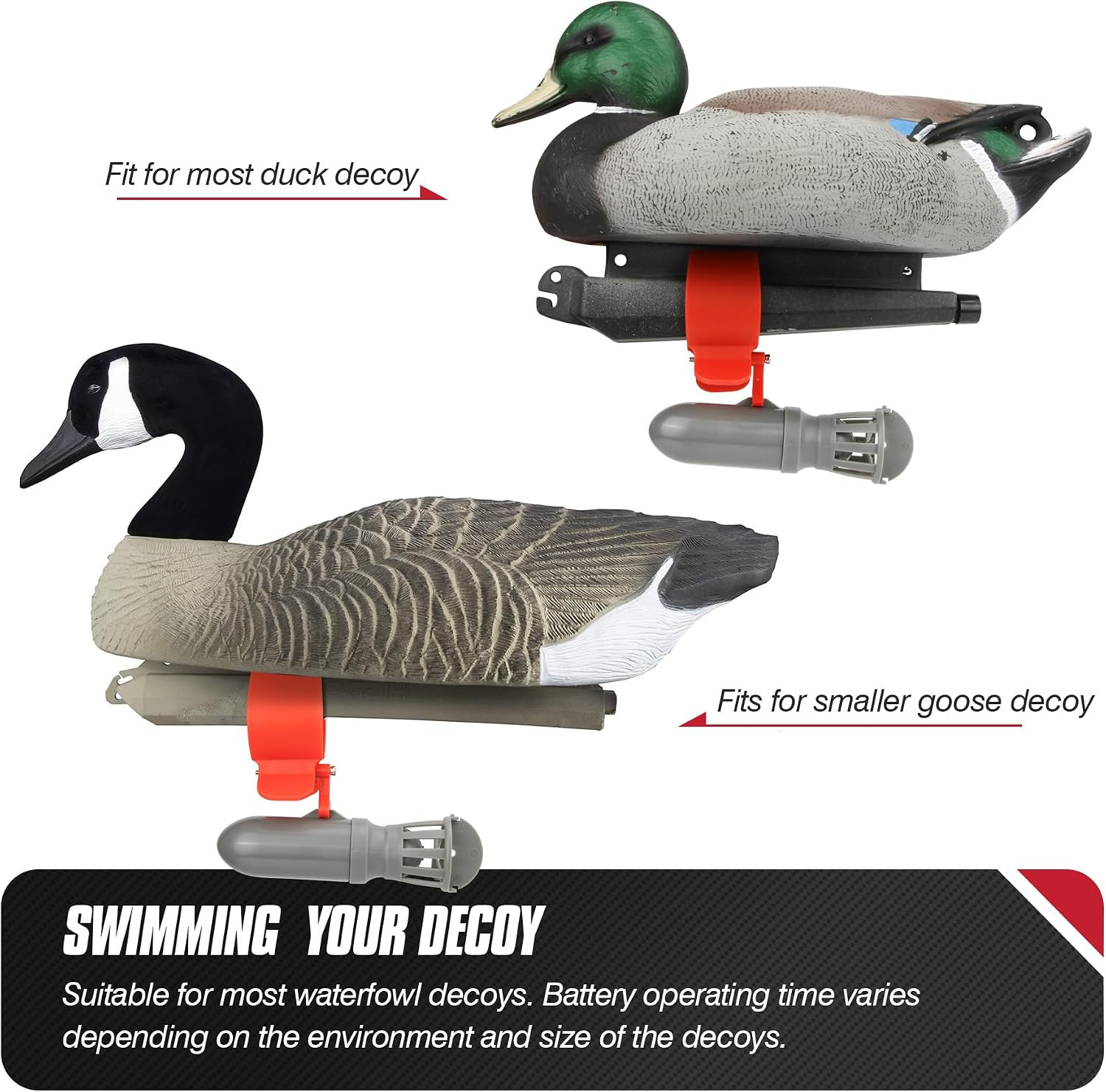 Decoy Motor for Driving Waterfowl Decoys, Decoy Motors for Duck/Goose