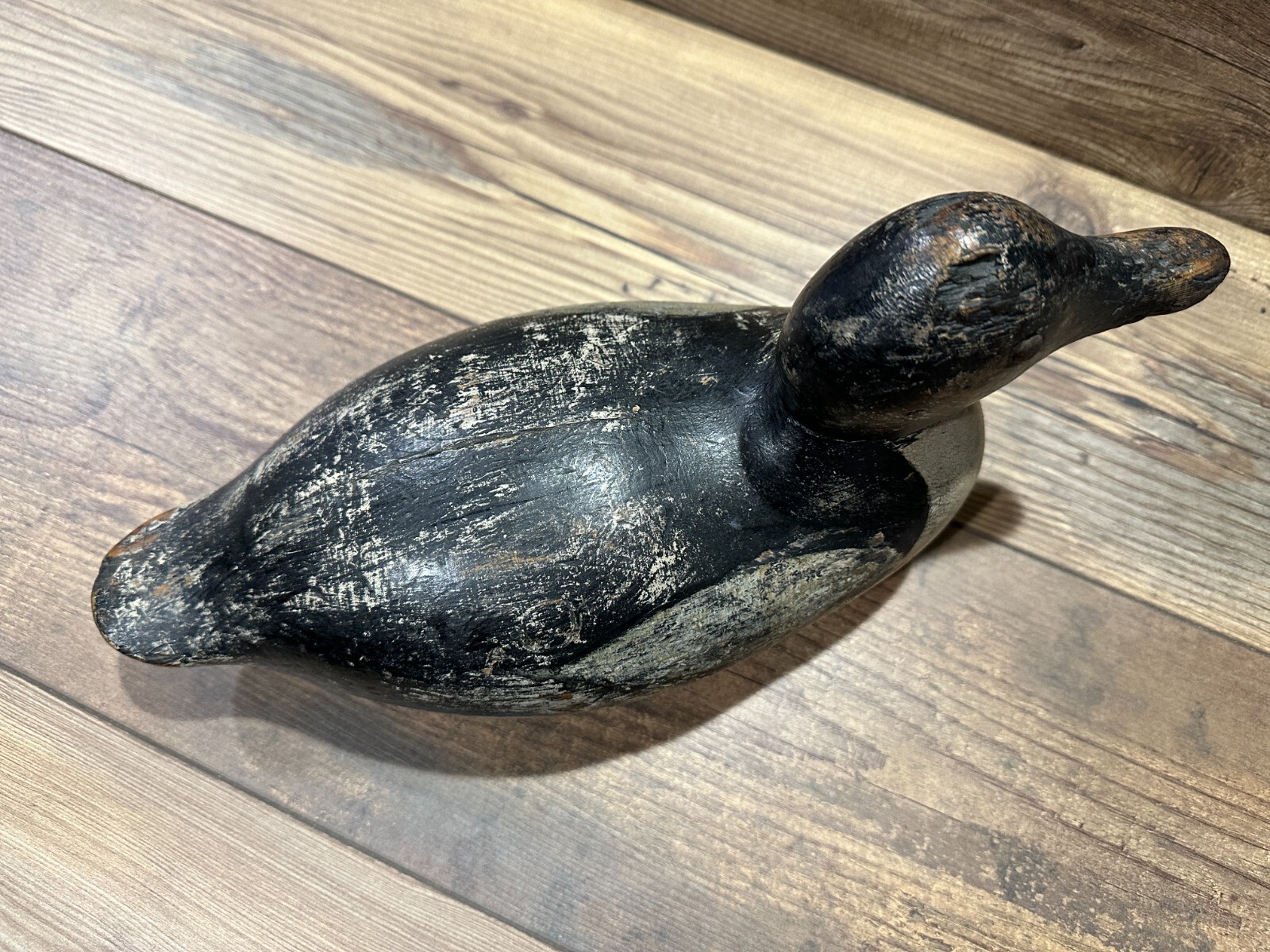 Antique Vintage Wood Duck Decoy **MASON** Goldeneye? Bufflehead? **Tac Eye**