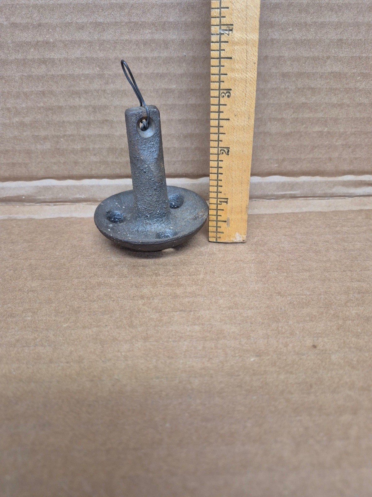 4 Vintage Duck Decoy Mushroom Anchor Cast Iron 8 OZ Decor