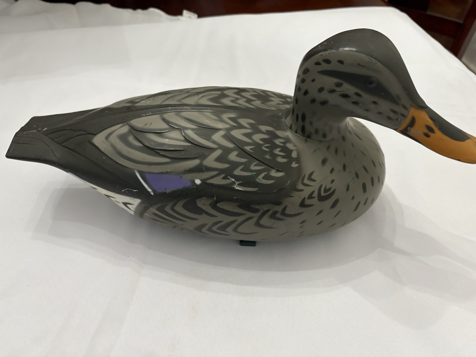 D-9 Victor Duck Decoy Mallard Pair Vintage 1967 Male/Female Woodstream Co USA