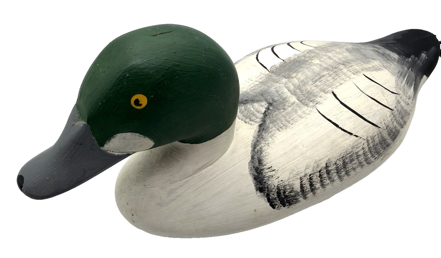 Vintage J. Evans McKinney Signed Duck Decoy