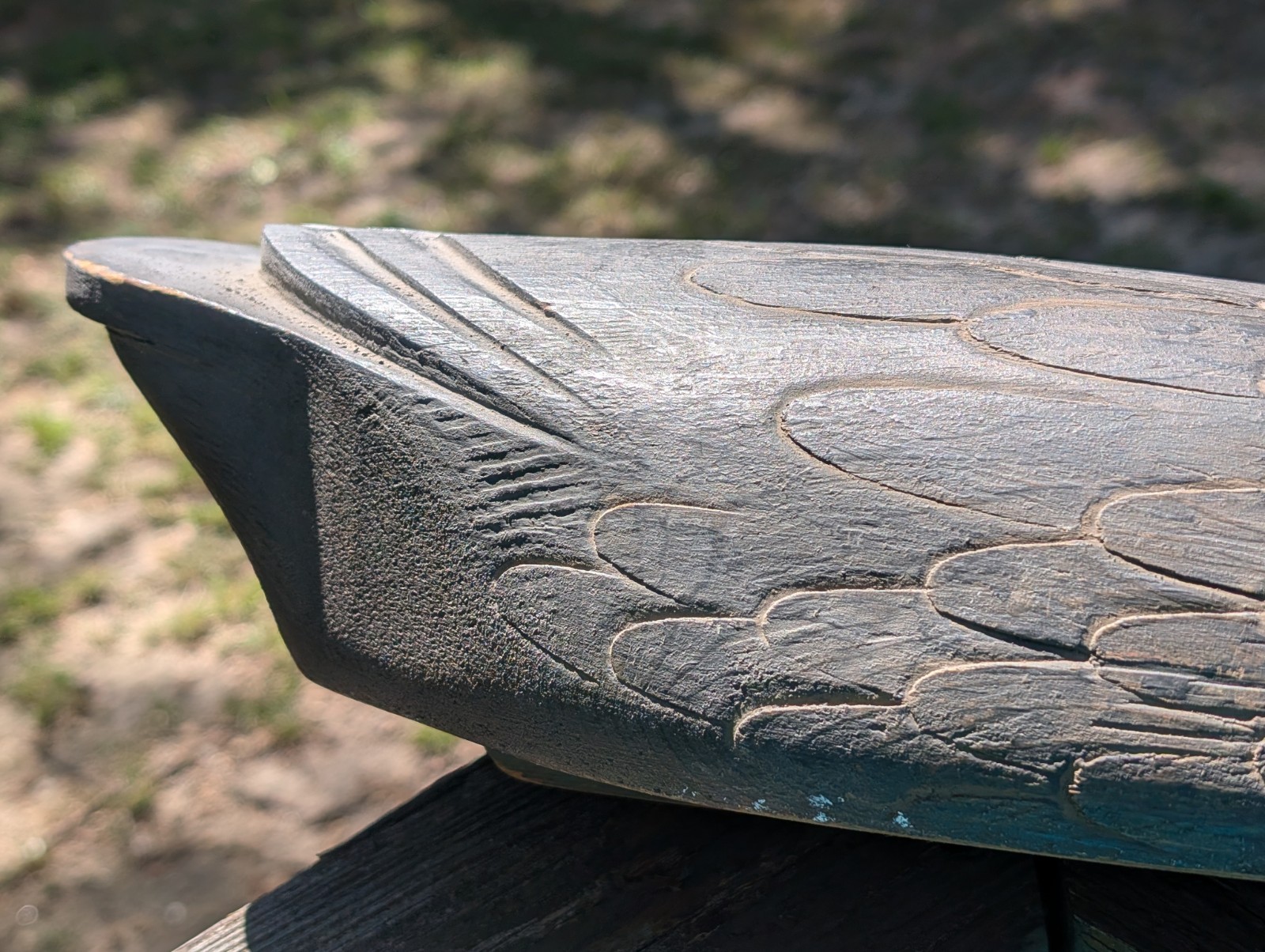 VINTAGE CARVED WOODEN HUNTING DUCK DECOY FOR SALE 182 Frank Cummings Harsons Isl
