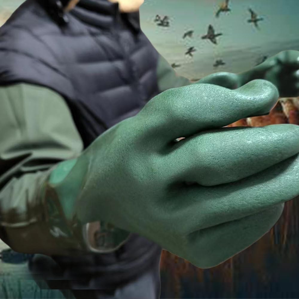 Shoulder Length Decoy Duck Gloves，28″ Waterfowl Heavy Duty Duck Hunting Acces…
