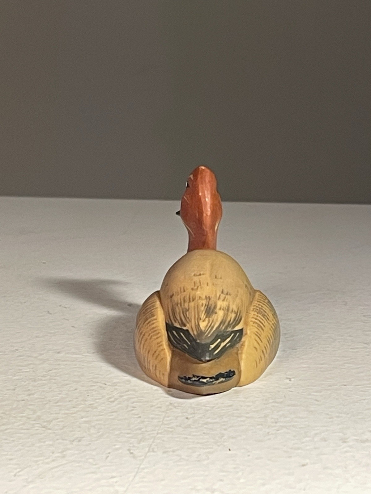Vintage ANRI Wildlife Collection Canvas Back Duck Miniature Figurine Italy- READ