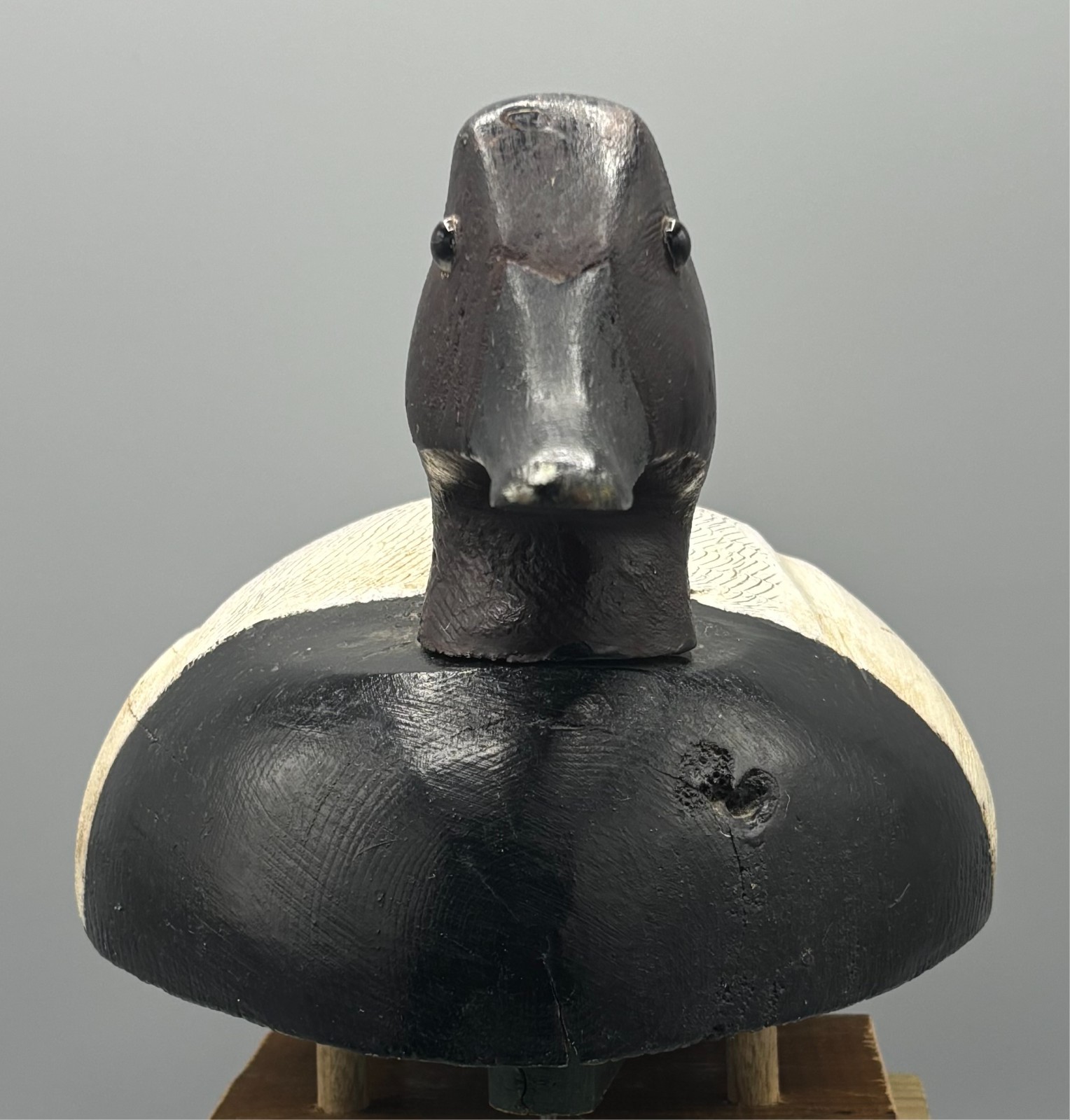 ***UNUSUAL*** CANVASBACK DRAKE ***ORIGINAL PAINT & HEAD TURNING MECHANISM/KEEL*