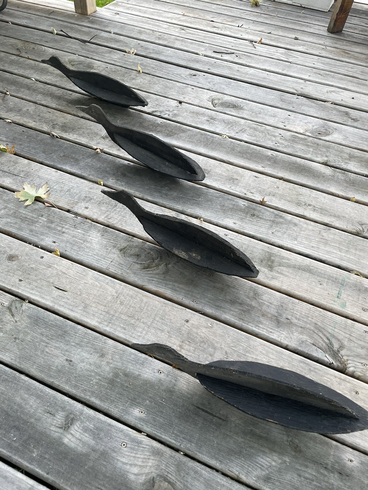 Rare Antique Vintage Silhouette Hand Made & Painted Field Duck Decoys Unique