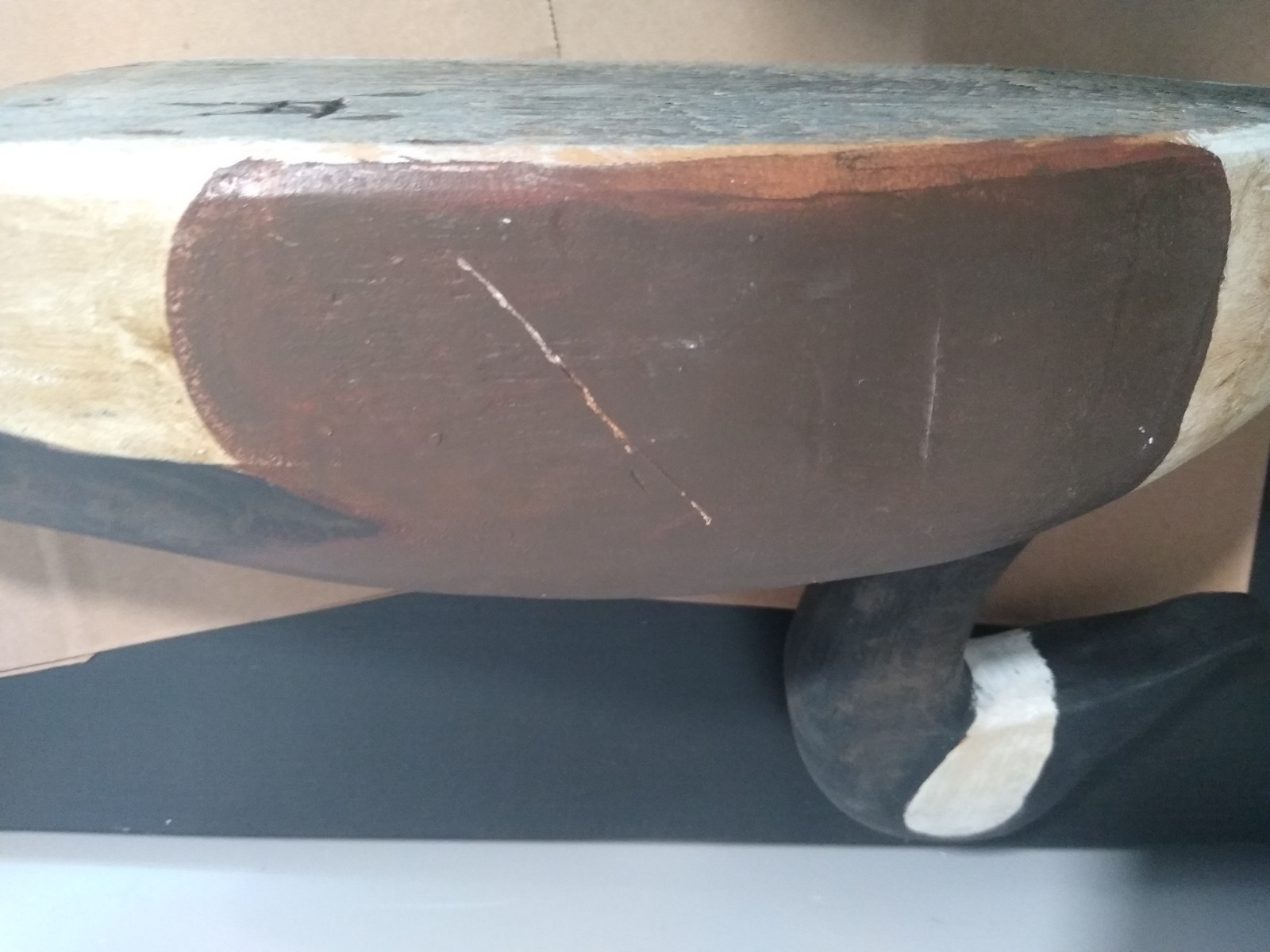 Carved Wooden Canada Goose Decoy
