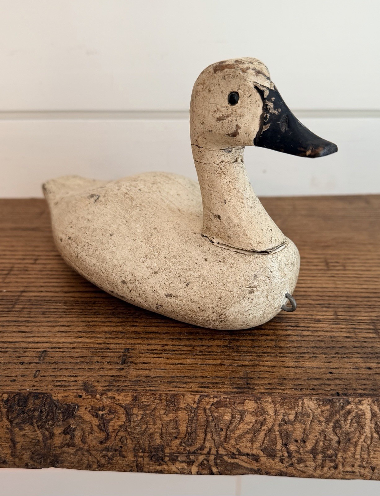 Vtg Back Bay Decoy B.B.D. Small Canvasback-Glass Eyes & Original Paint-Signed