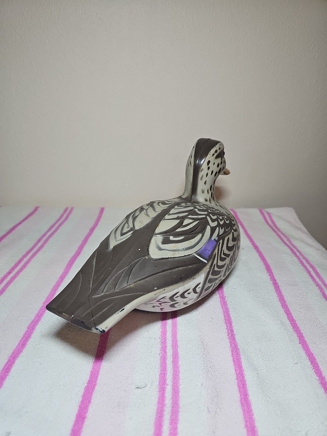 Vintage D-9 Victor Pintail Duck Decoy Hen 1967 By Woodstream USA