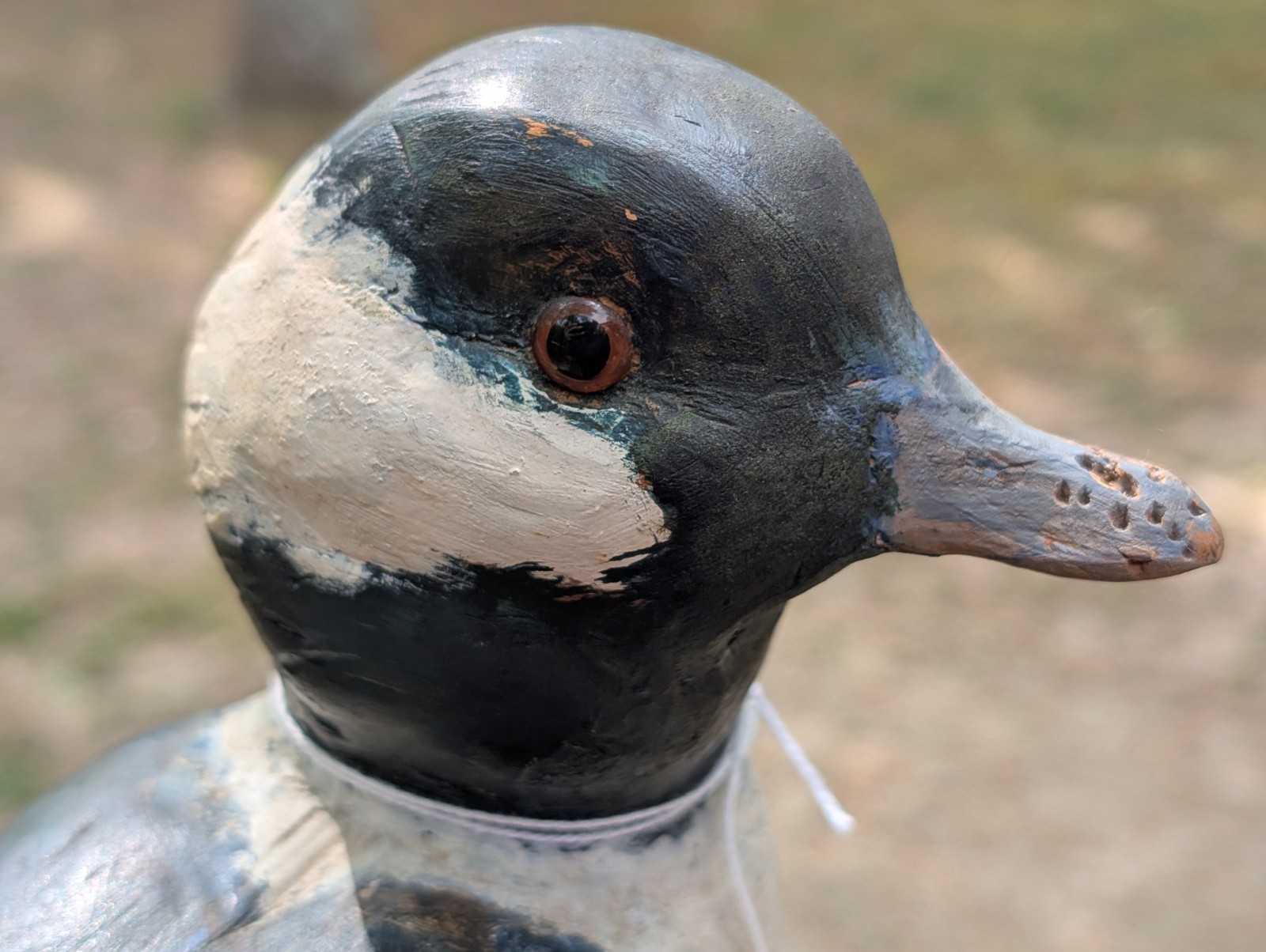 VINTAGE CARVED WOODEN HUNTING DUCK DECOY FOR SALE #143 BUFFLEHEAD WEST BRANCH