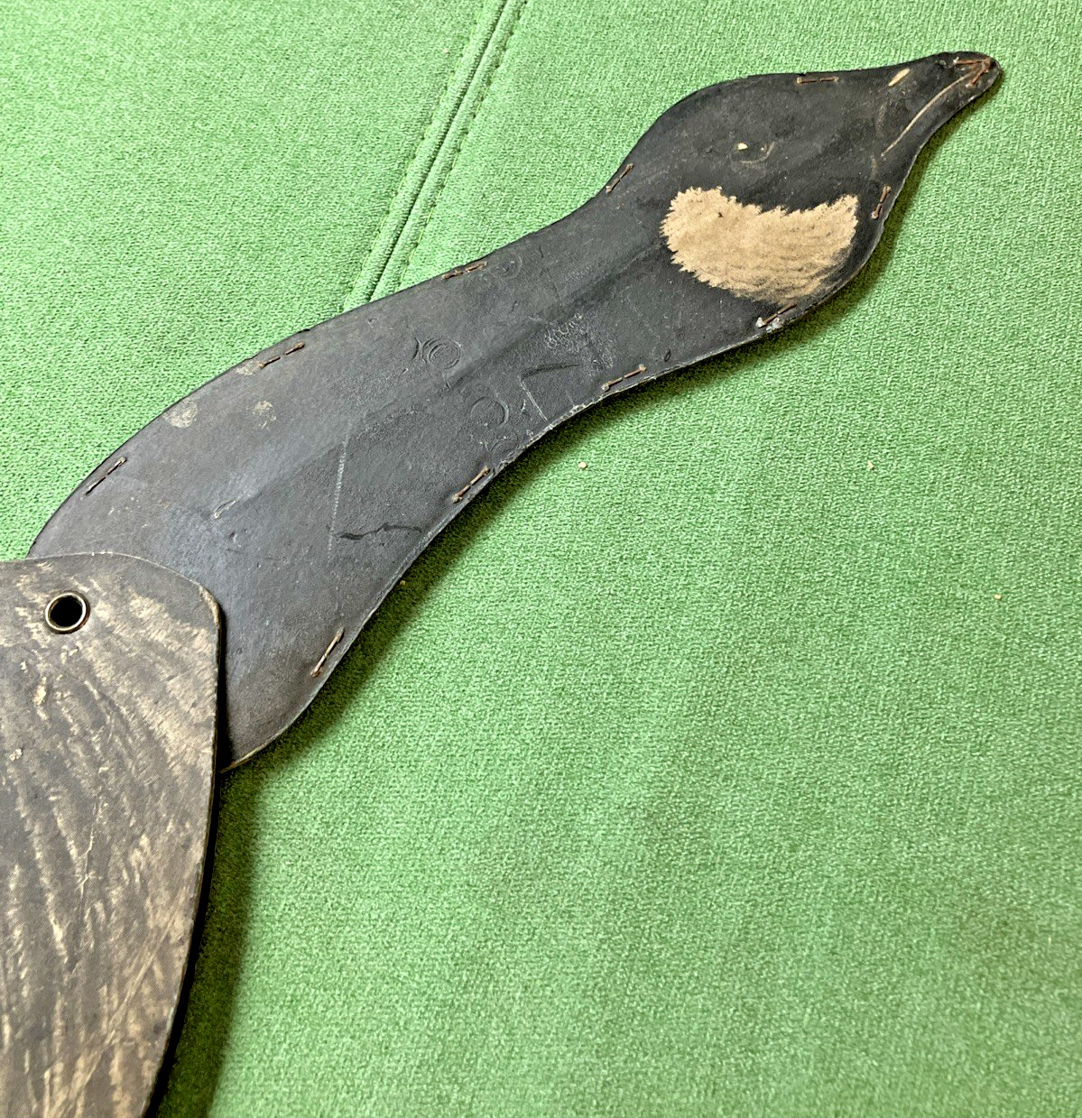 Antique 1940 Johnsons Fiberboard Folding Goose Decoy Interior Design Vintage