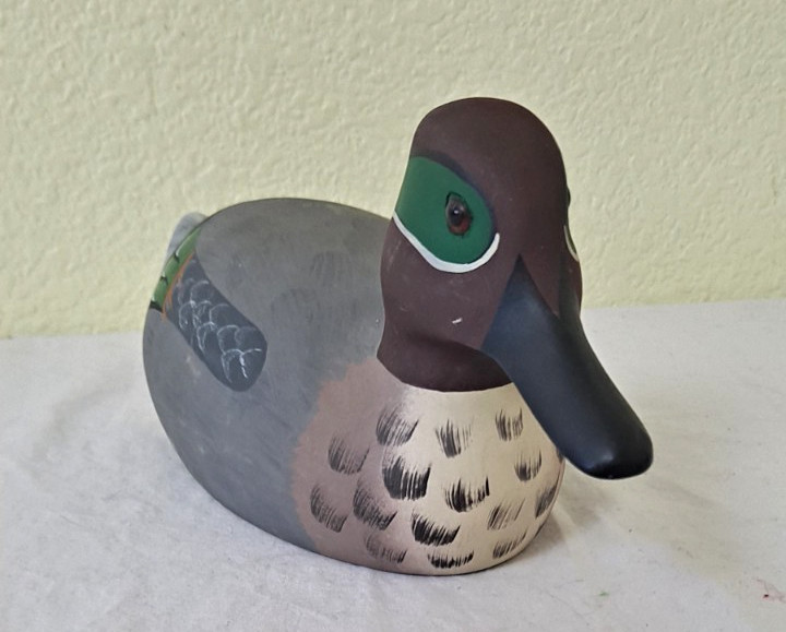 Stoney Point Decoy Mallard Drake Duck 1984 Signed Raymond E. Hornick #14459 Teal