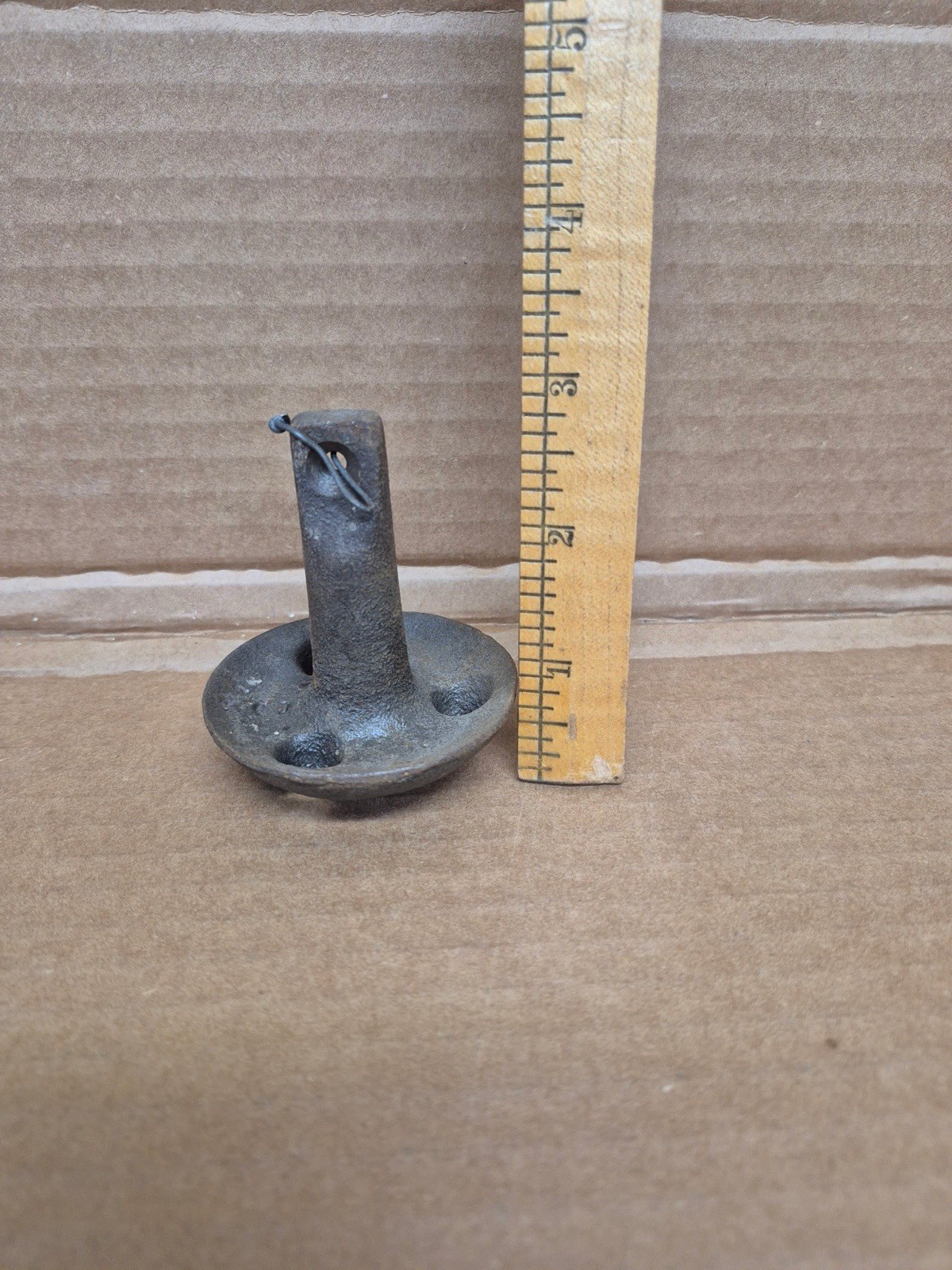 4 Vintage Duck Decoy Mushroom Anchor Cast Iron 8 OZ Decor