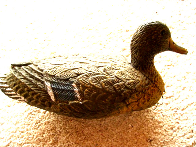 GERMANO FENN Sport Plastic Mallard Hen-Duck Decoy Made In Italy – Vintage